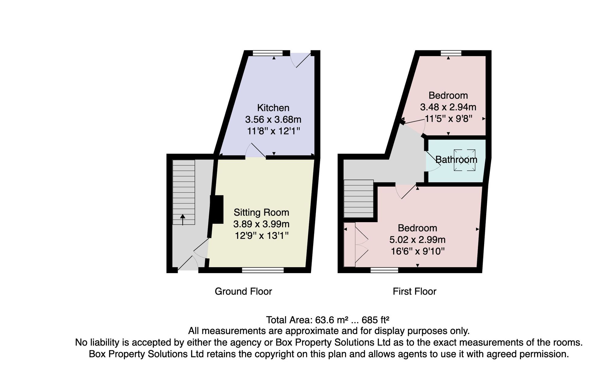 3 Otley Road, Harrogate floorplan