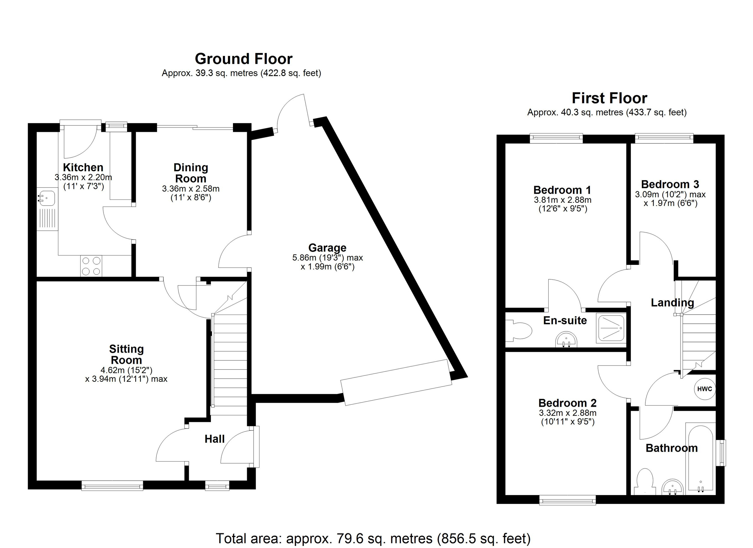50 College Fields, Cambridge floorplan
