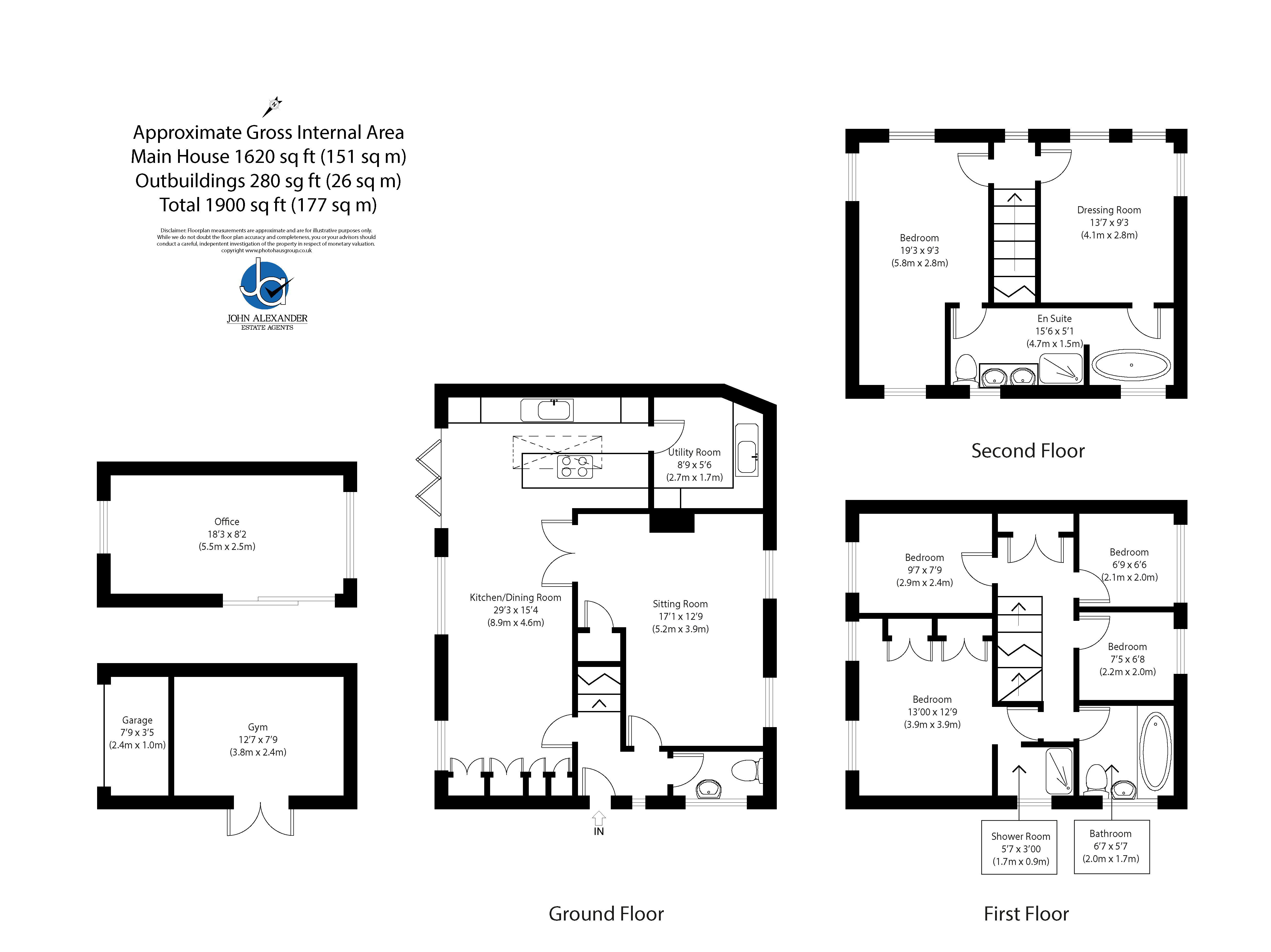 14, Tiberius Gardens, Witham floorplan