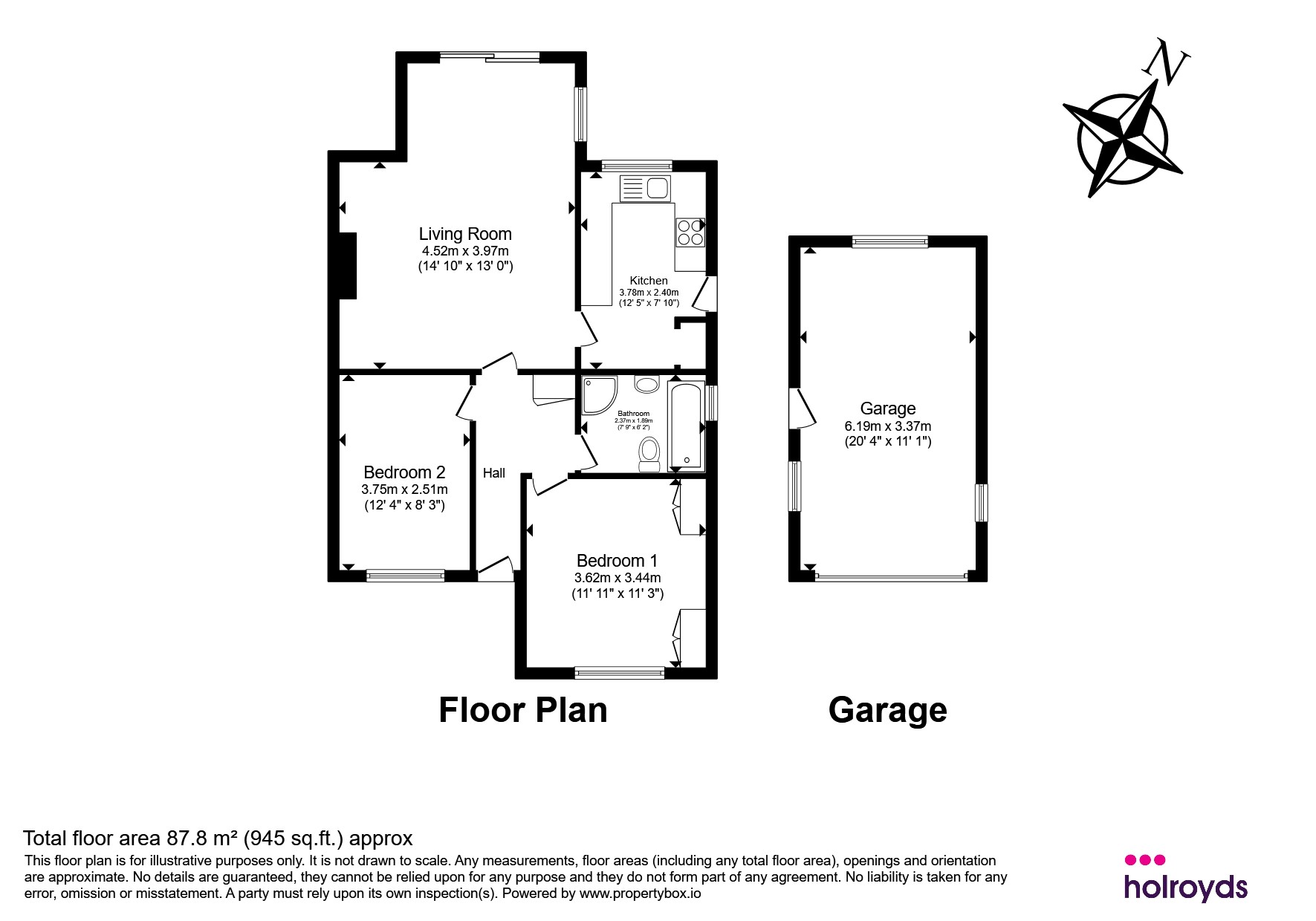 26, Beckfield Road, Bingley floorplan