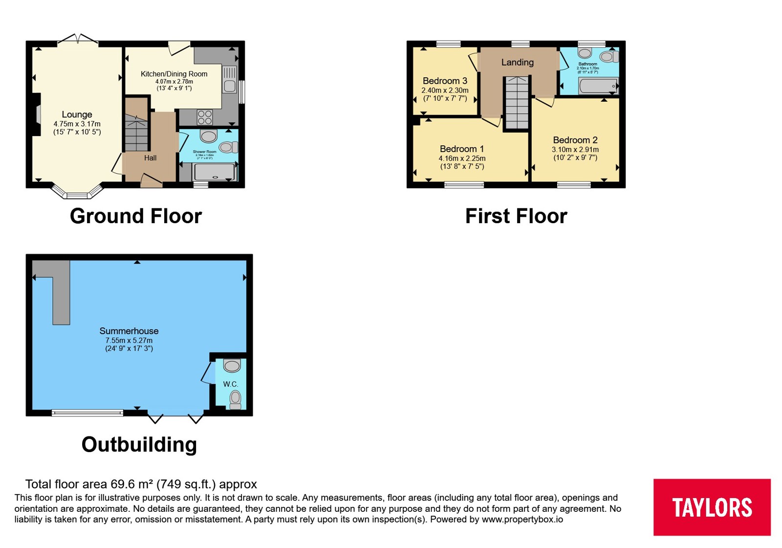 23, George Street, Bedfordshire floorplan
