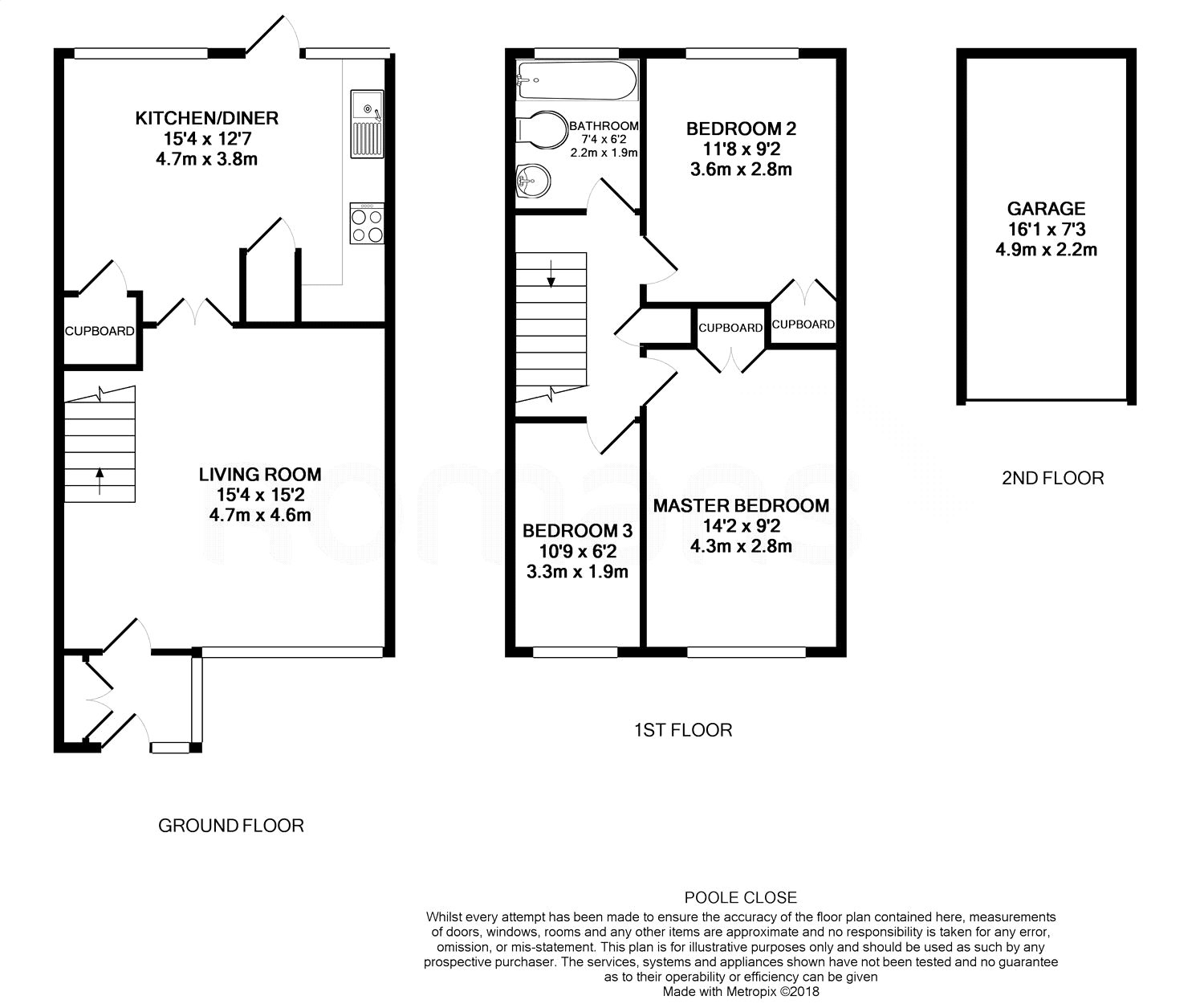 3 Bedrooms Terraced house for sale in Poole Close, Tilehurst, Reading RG30