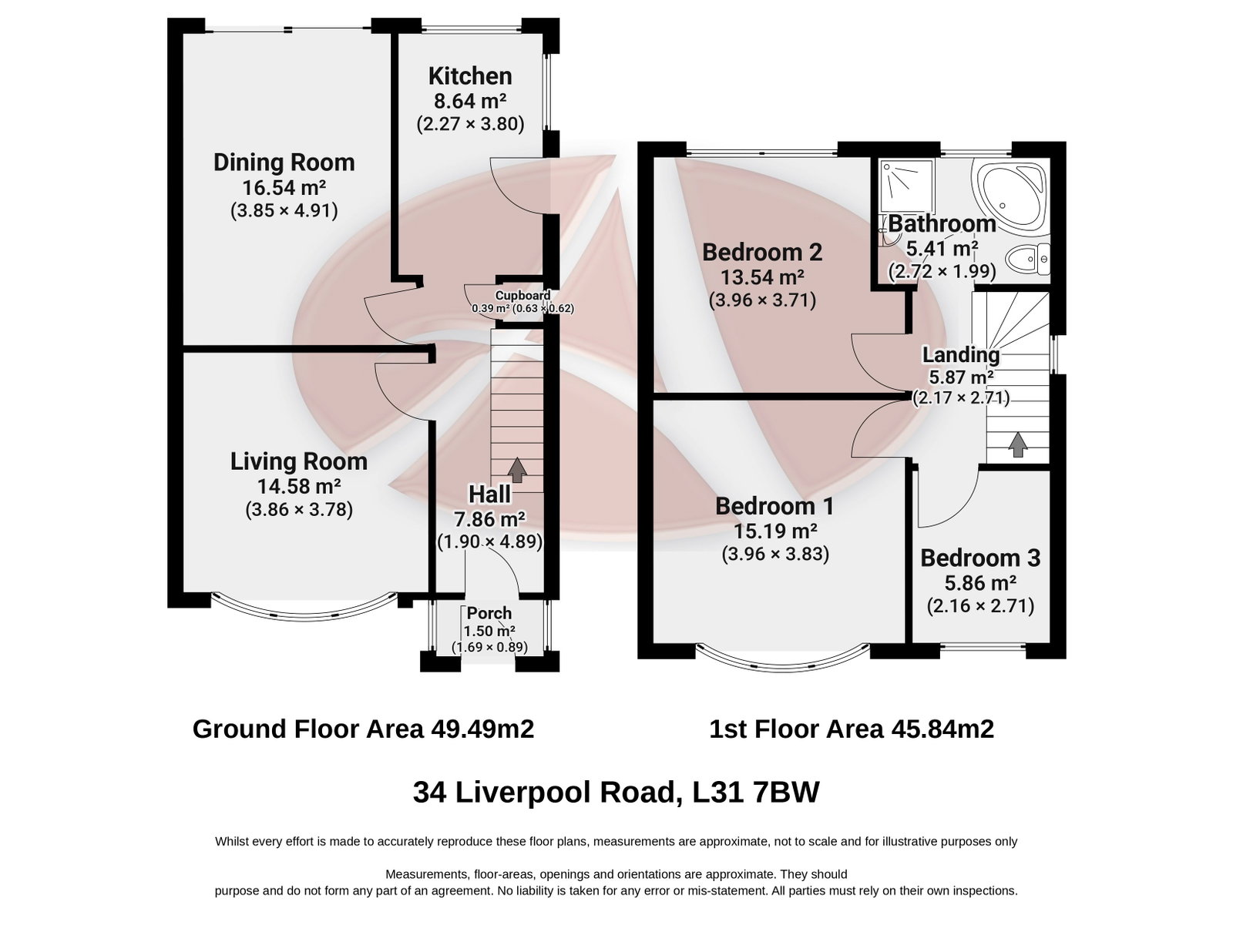 Liverpool Road South, Maghull floorplan