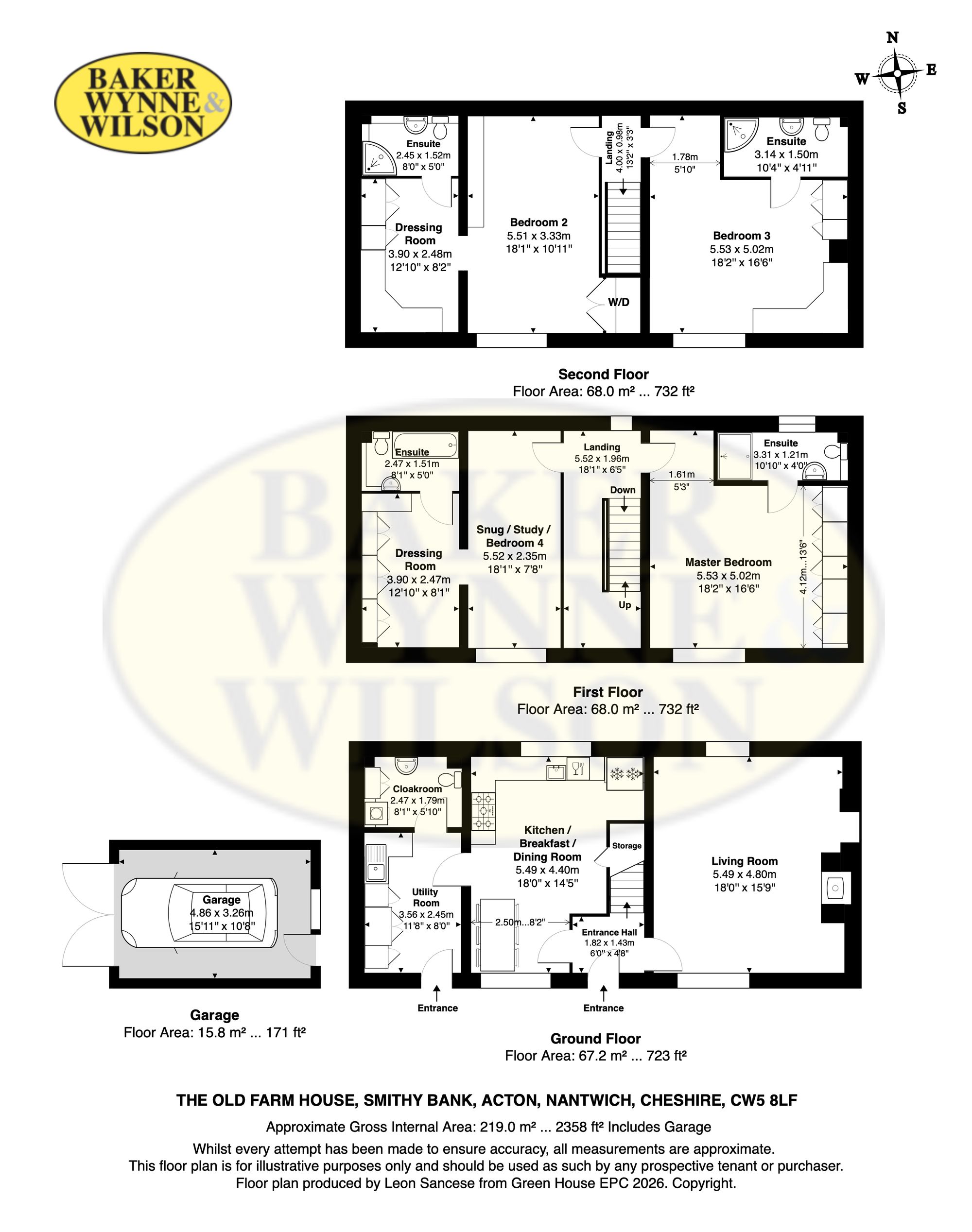 The Old Farmhouse Smithy Bank, Nantwich floorplan