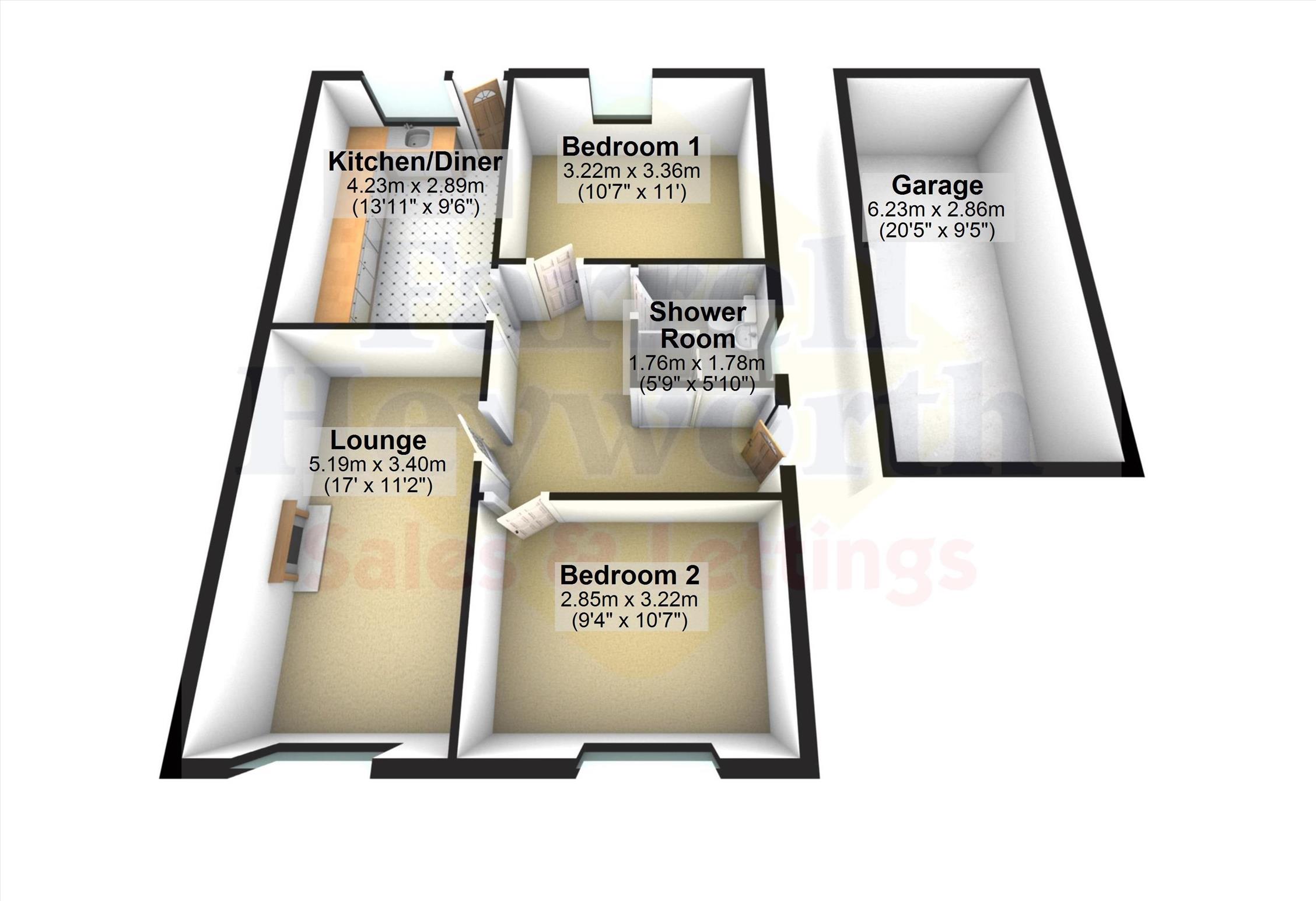 2 Bedrooms Bungalow for sale in Sandown Crescent, Bolton BL3