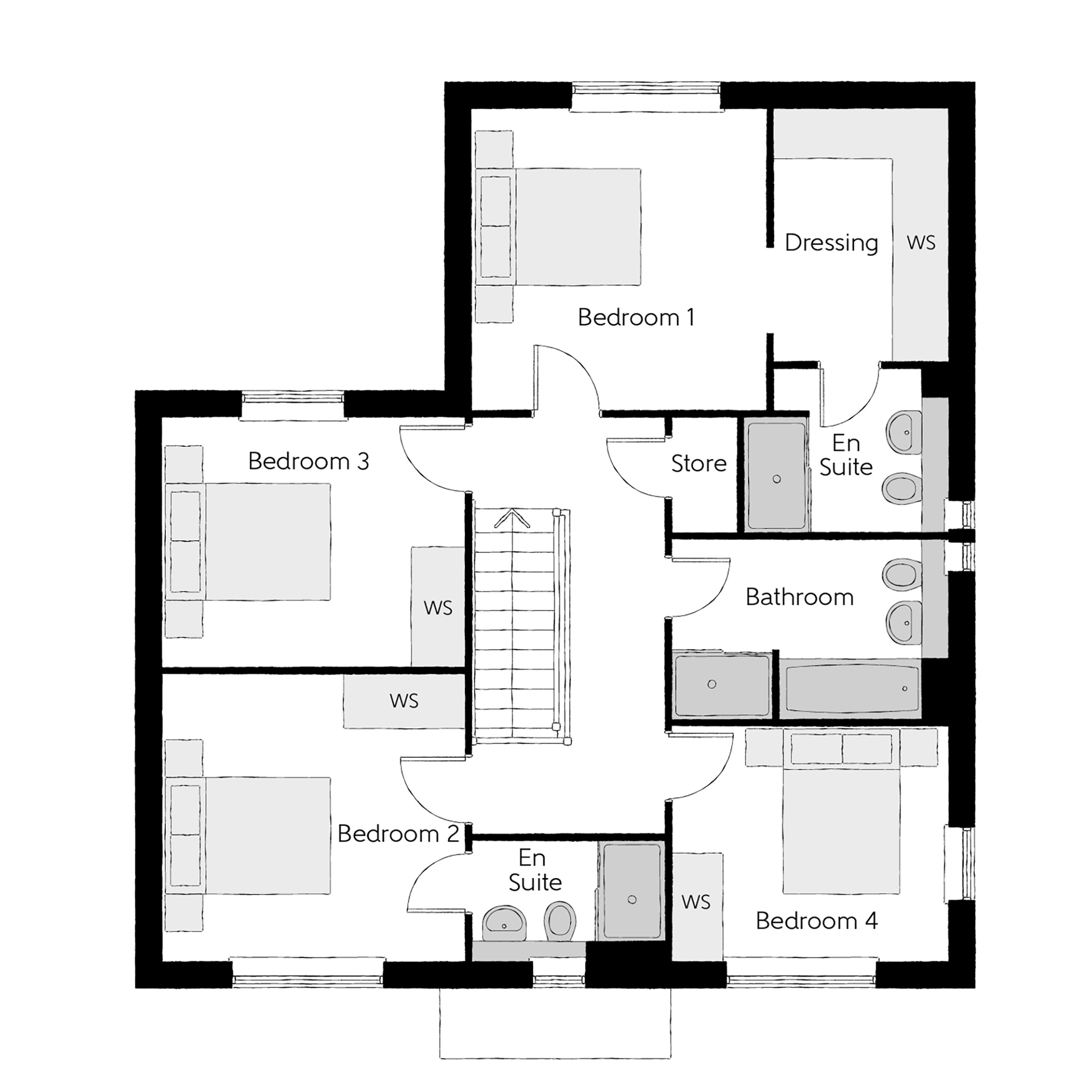 4, Fivefield Road, Keresley floorplan