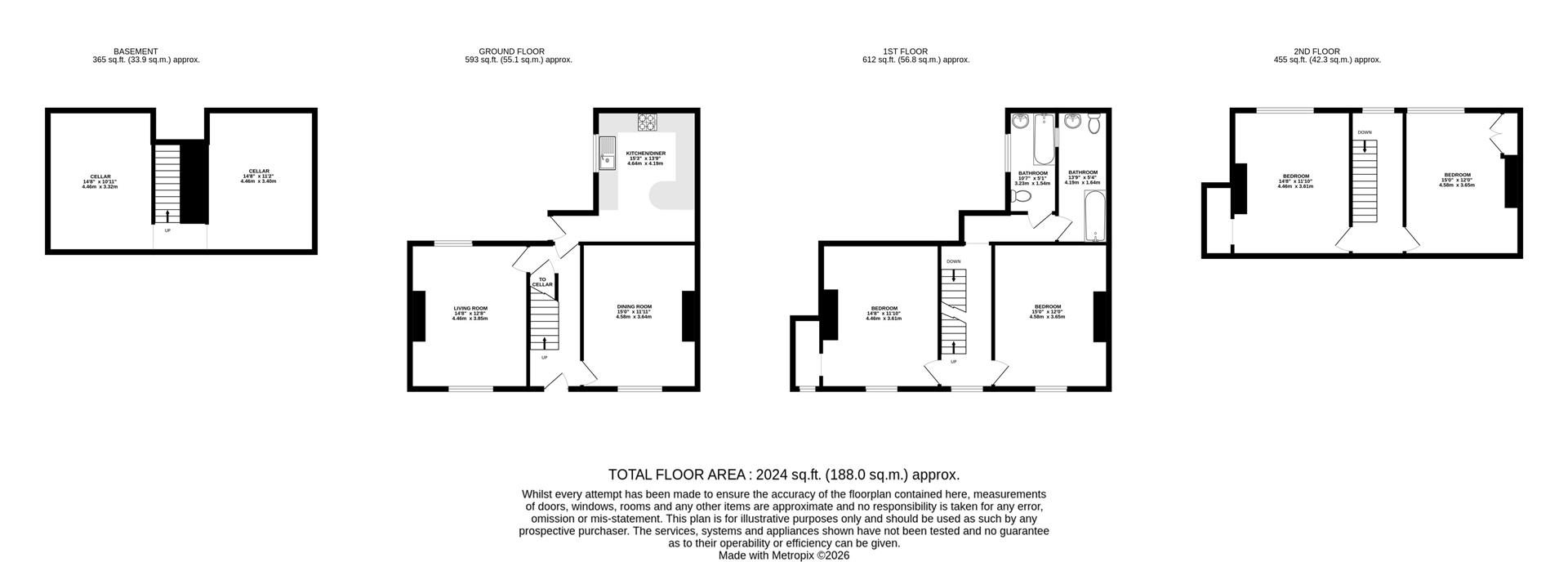 5, Holberry Close, Sheffield floorplan