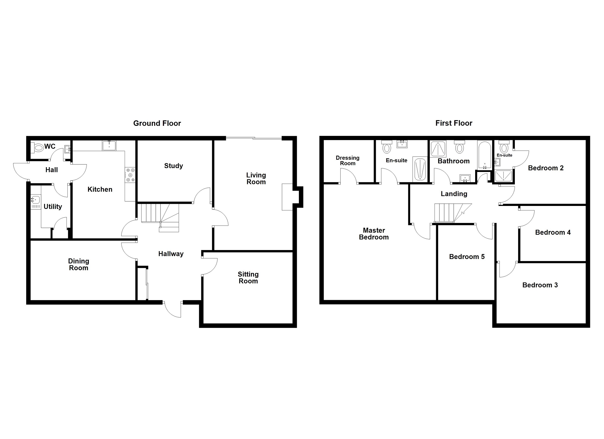 Plas Derwen 1, Royal Oak Court, Ammanford floorplan