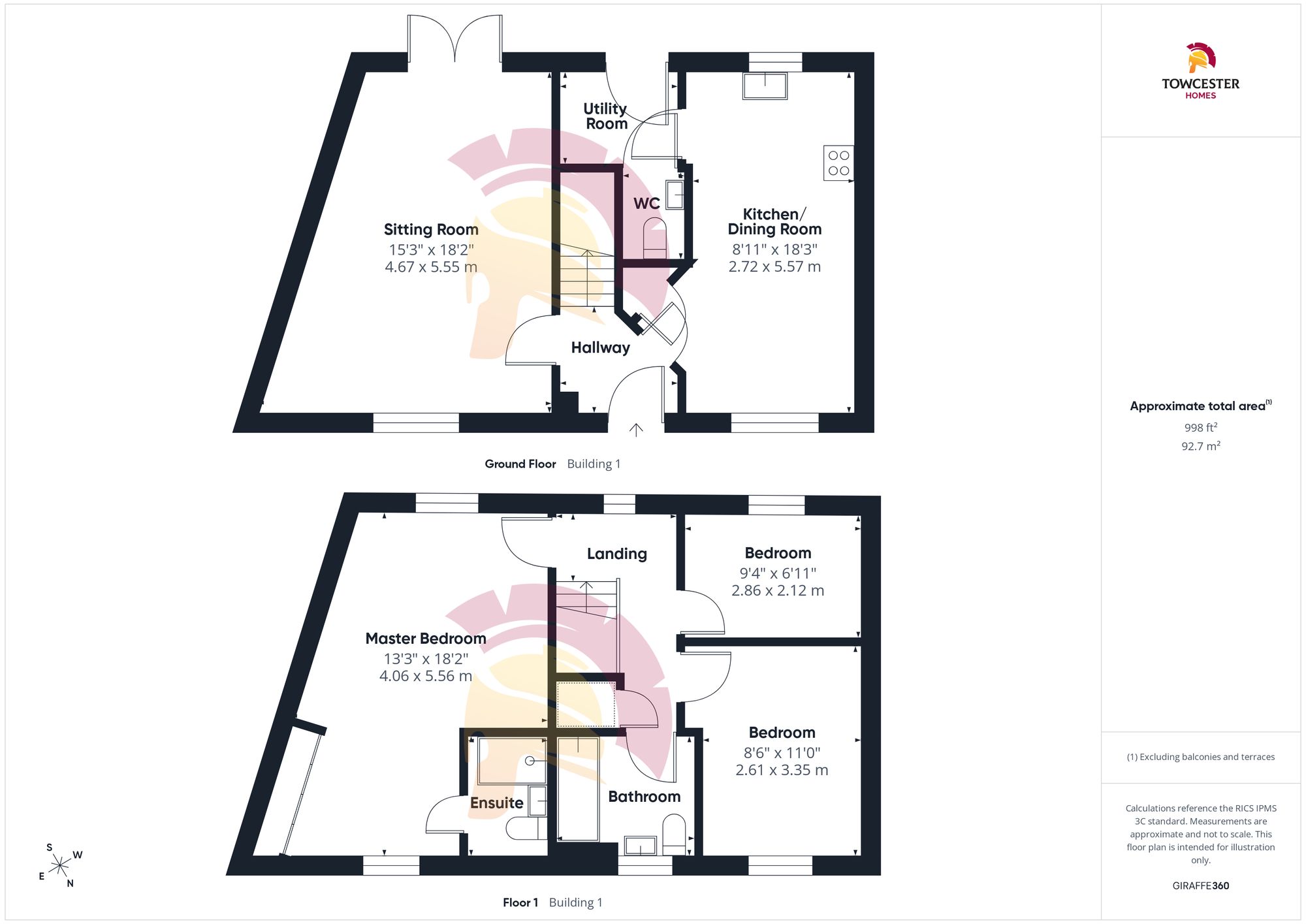 154 Redcar Road, Towcester floorplan