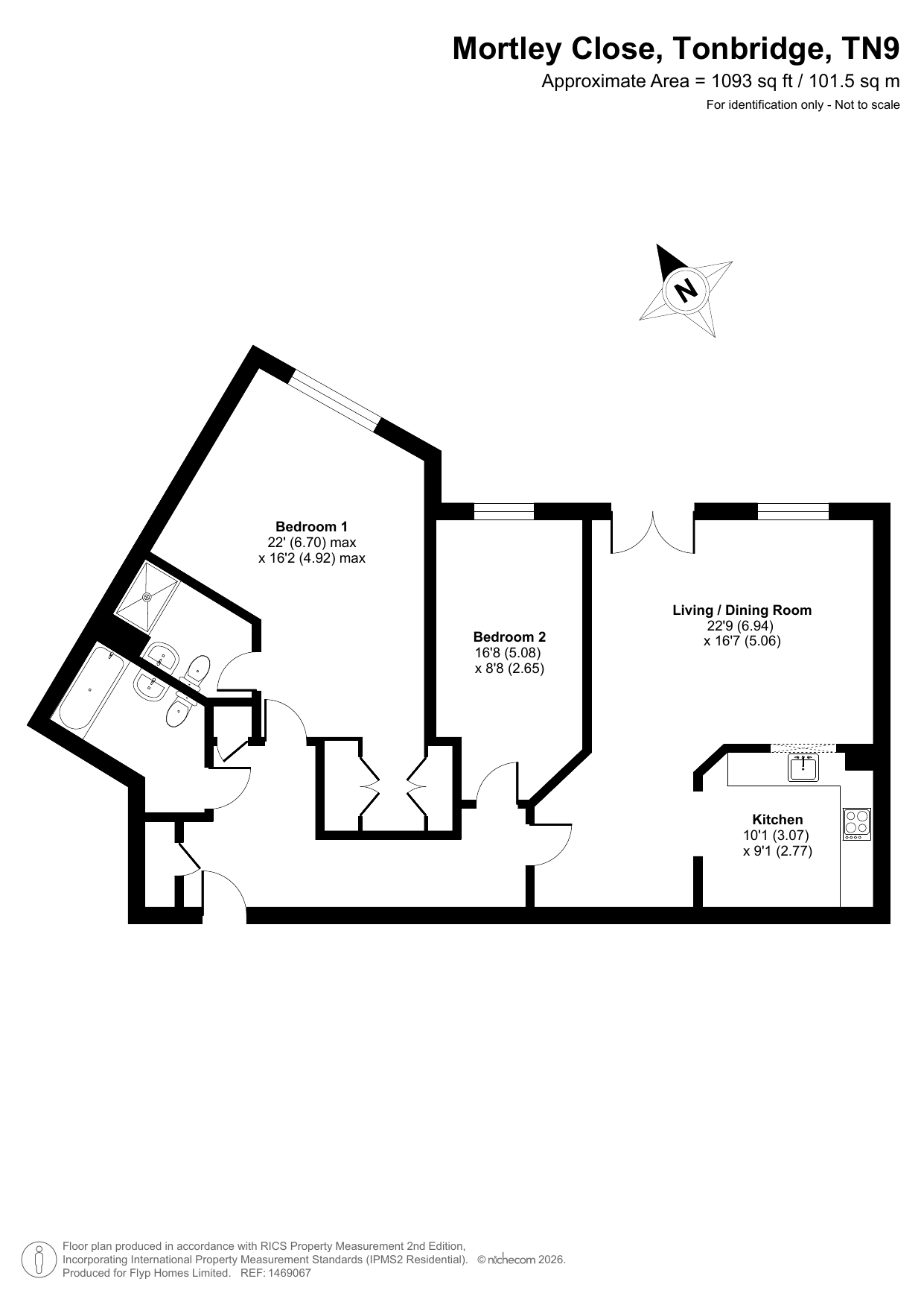 9, Mortley Close, Kent floorplan