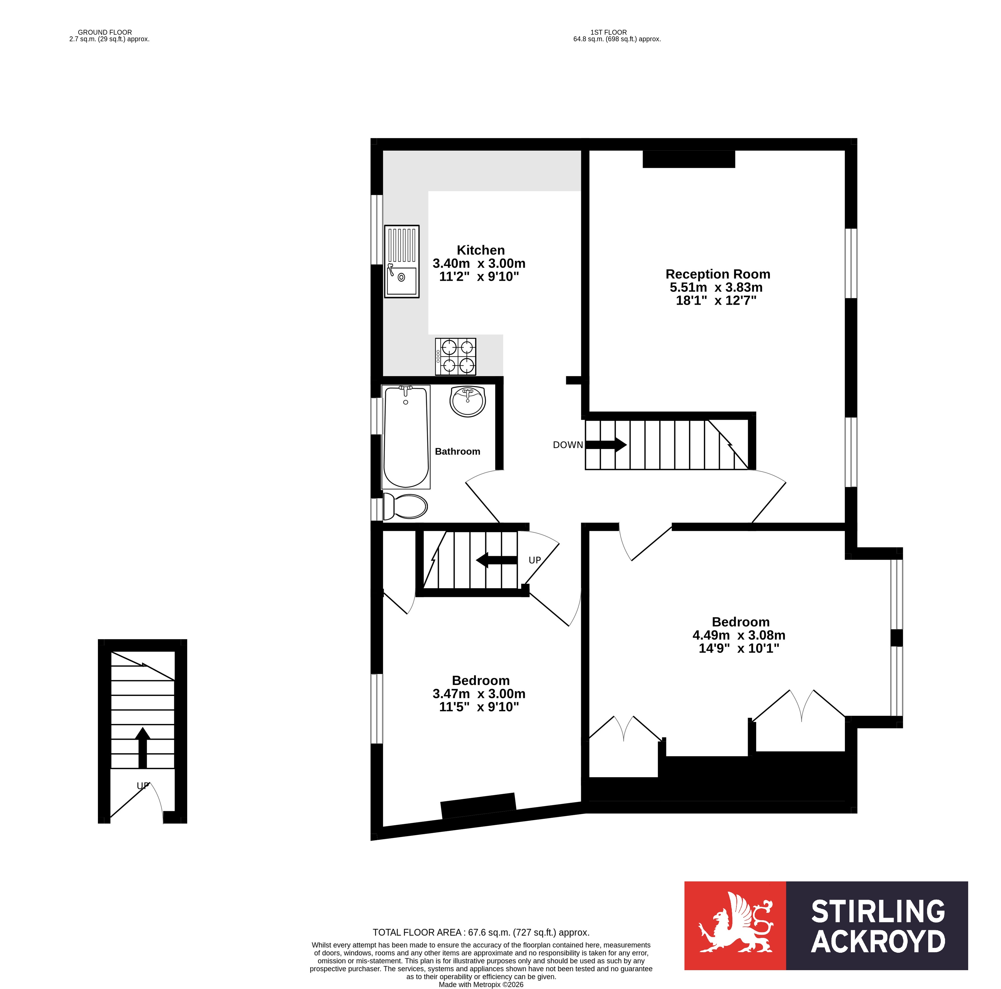 74, Howberry Road, Thornton Heath floorplan
