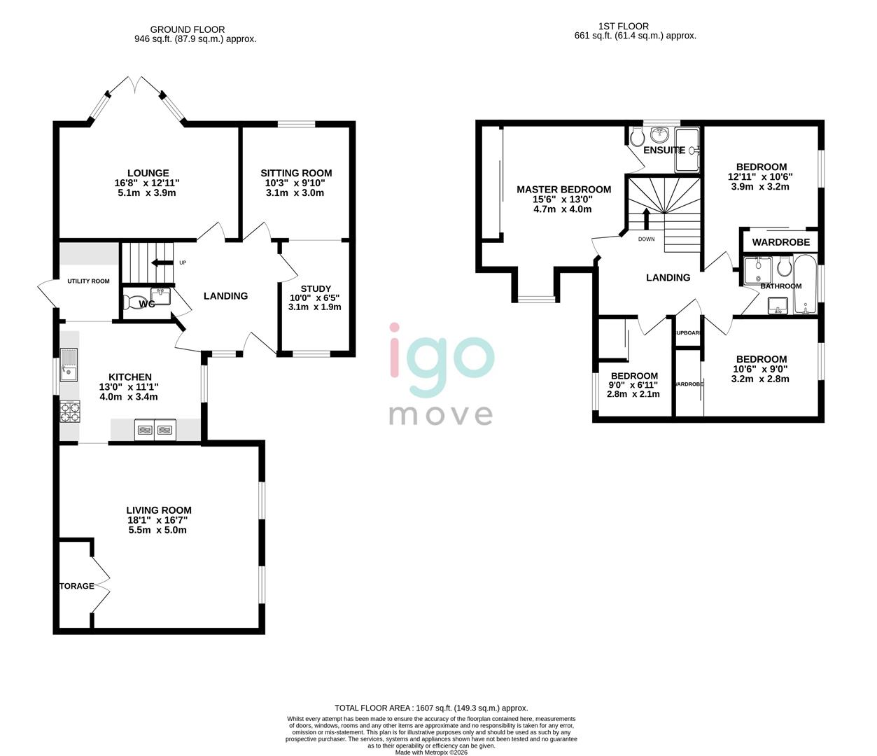 4, Selset Close, Hartlepool floorplan