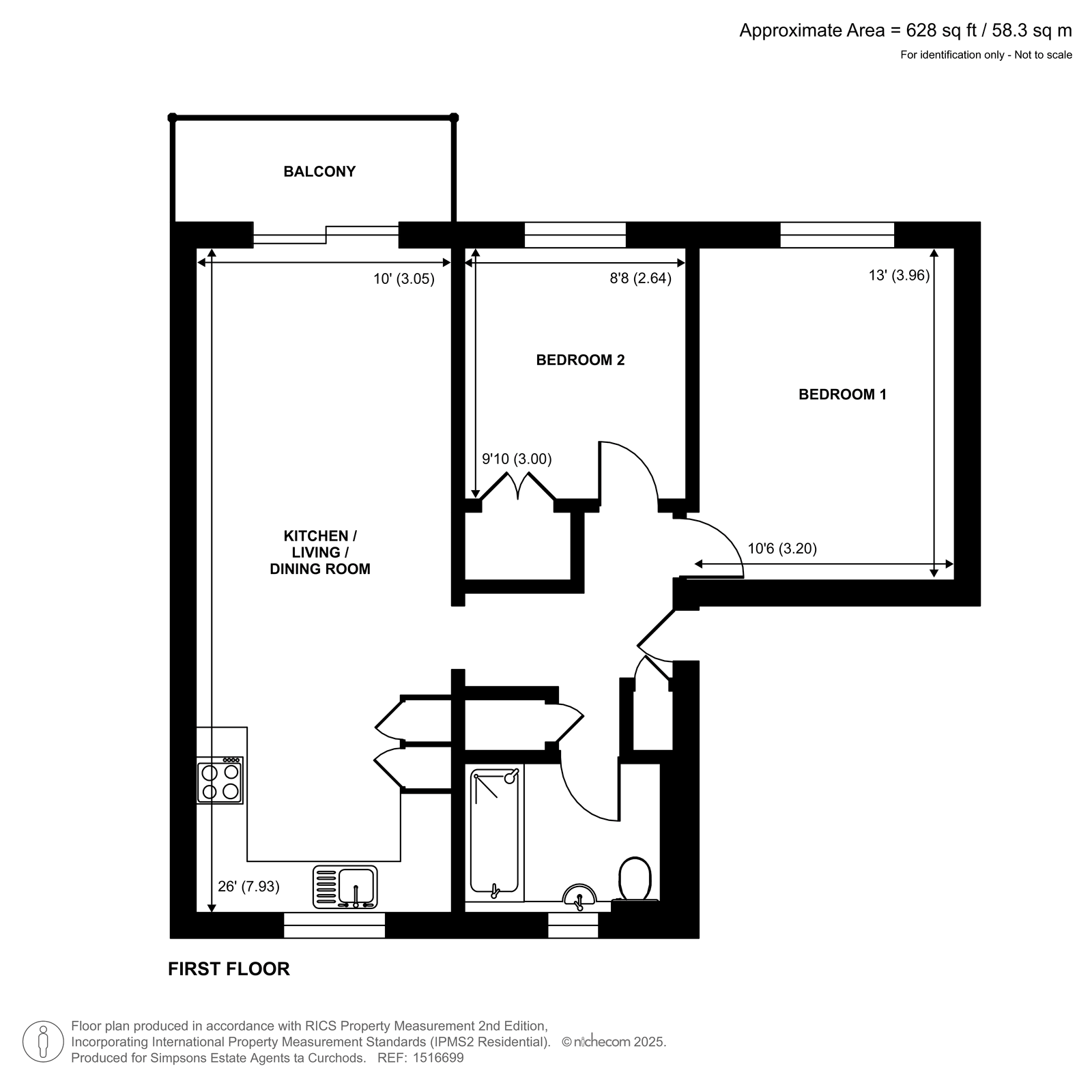21 Elmcroft,, Fairview Avenue, Woking floorplan