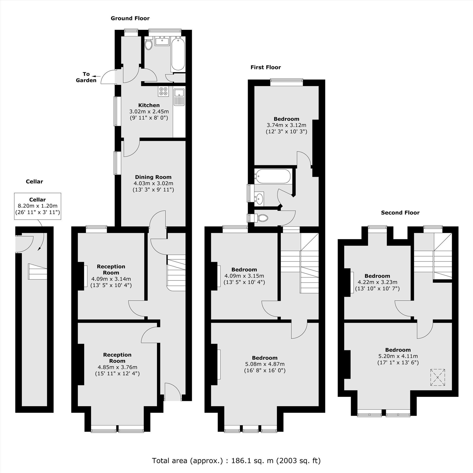 15, Nemoure Road, London floorplan