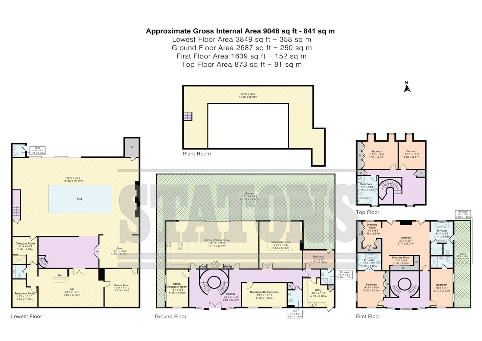 Orchard House, 12, Totteridge Village, London floorplan