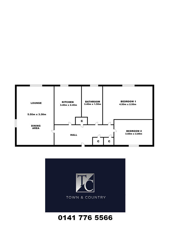 20, Clarinda Court, Glasgow floorplan