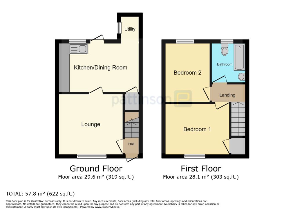 84, Station Road, Durham floorplan