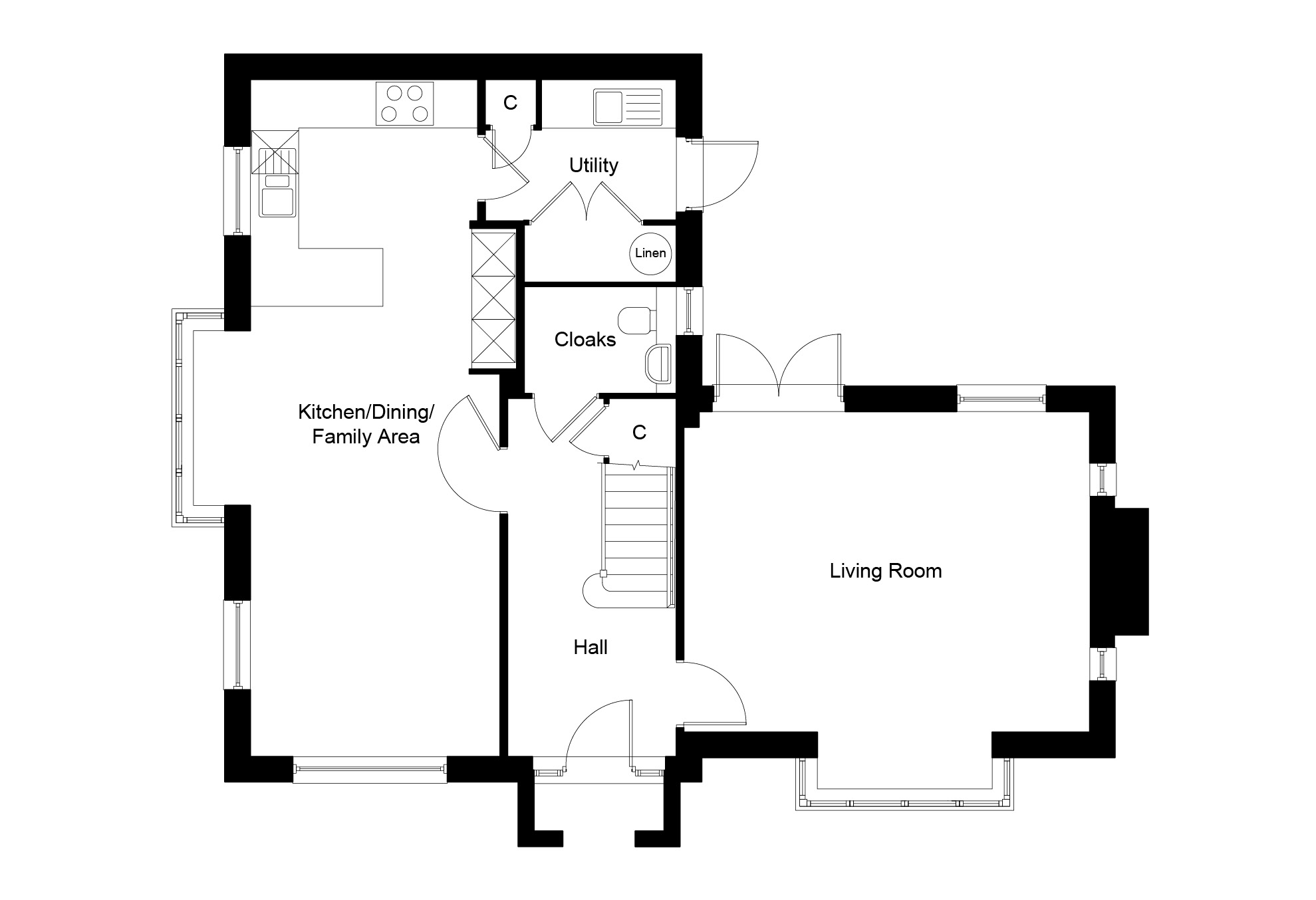 Plot 81 - The Woodhill,, Ochre Meadows, Reading floorplan