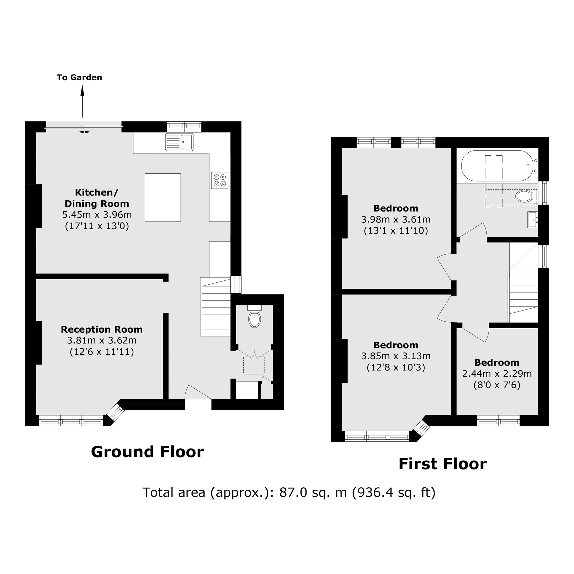 Highfield Road, London floorplan