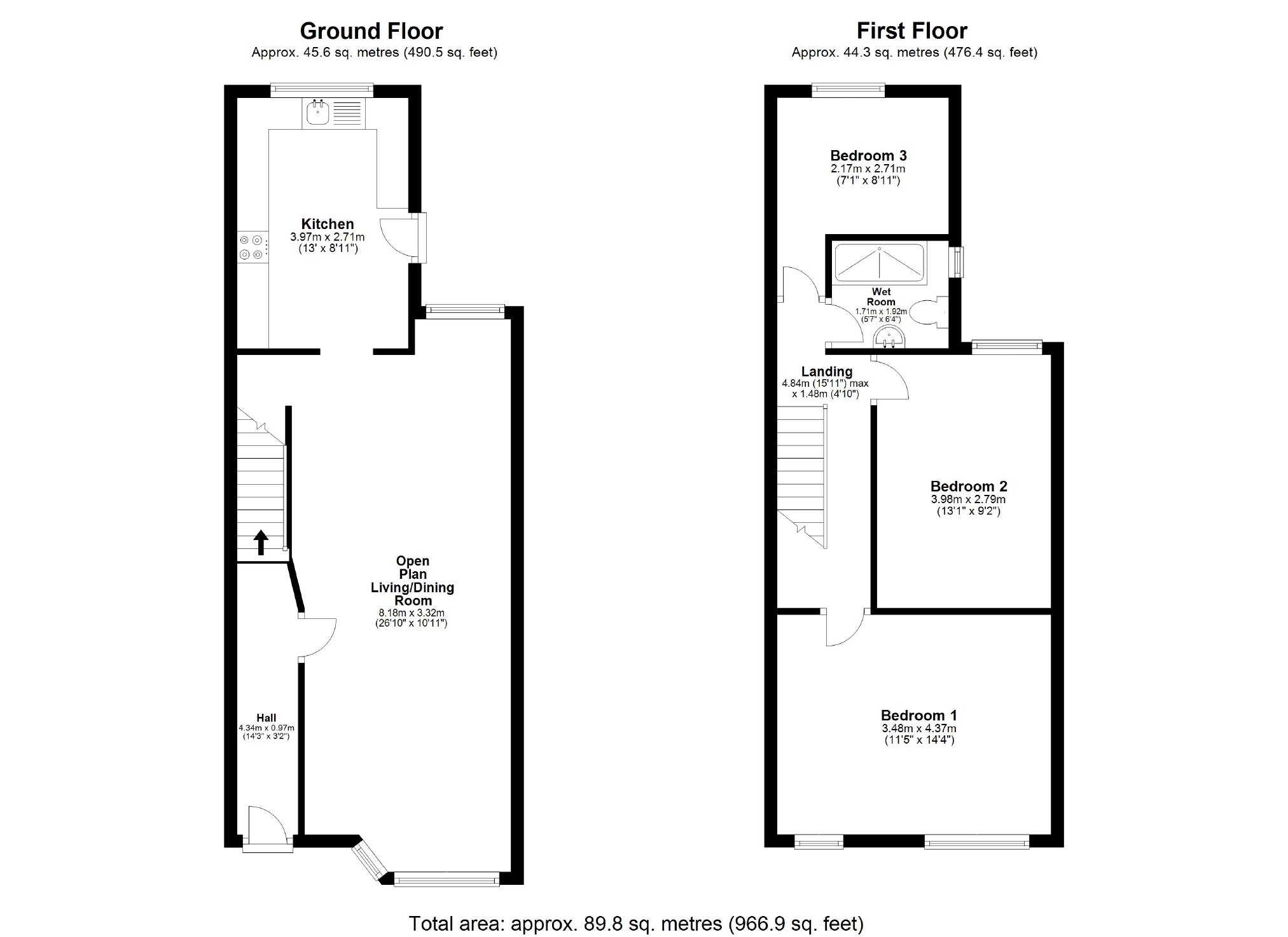 3 Bedrooms Terraced house for sale in Kensington Road, Chealde Heath, Stockport SK3