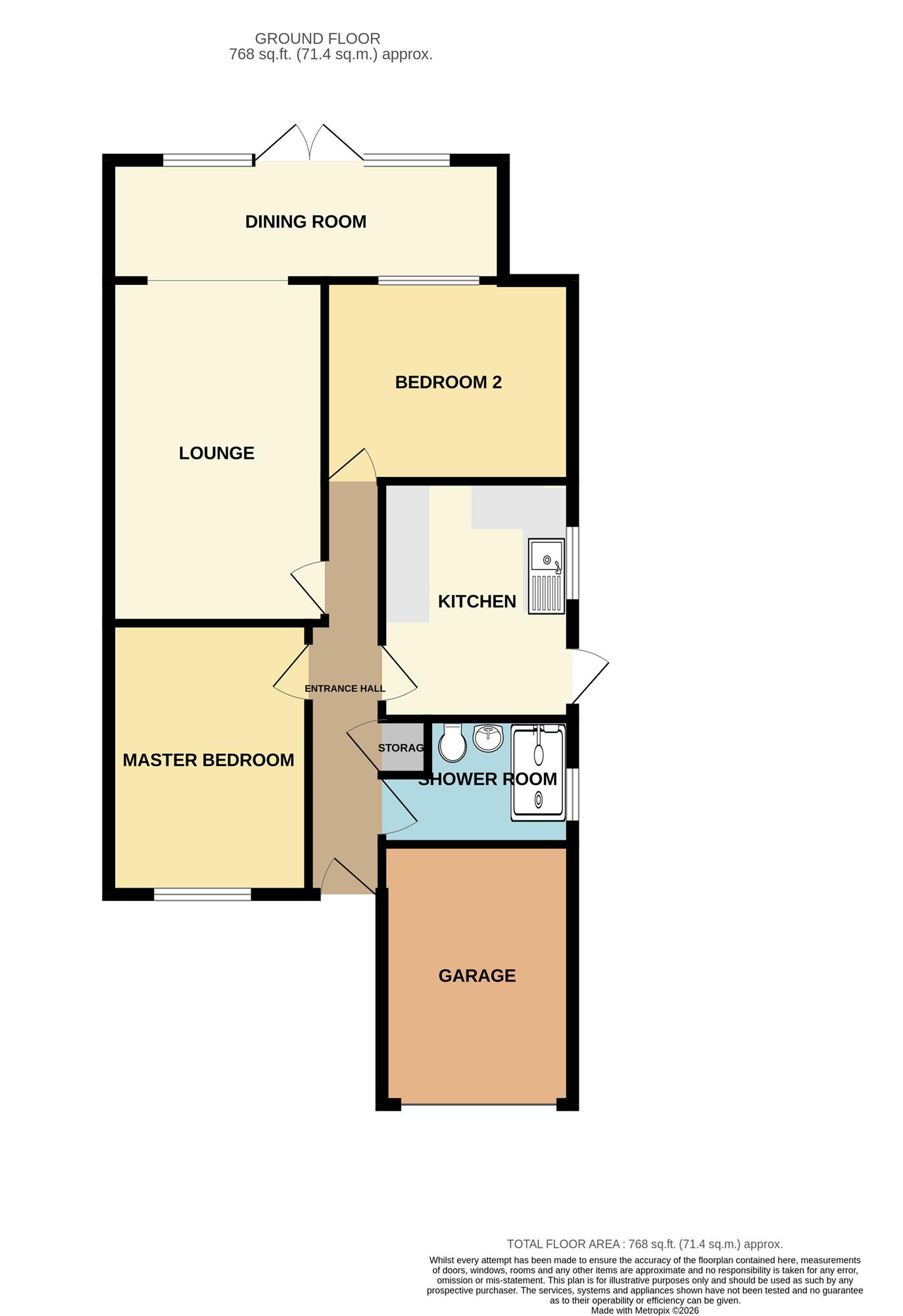 58, Laburnum Crescent, Frinton on sea floorplan