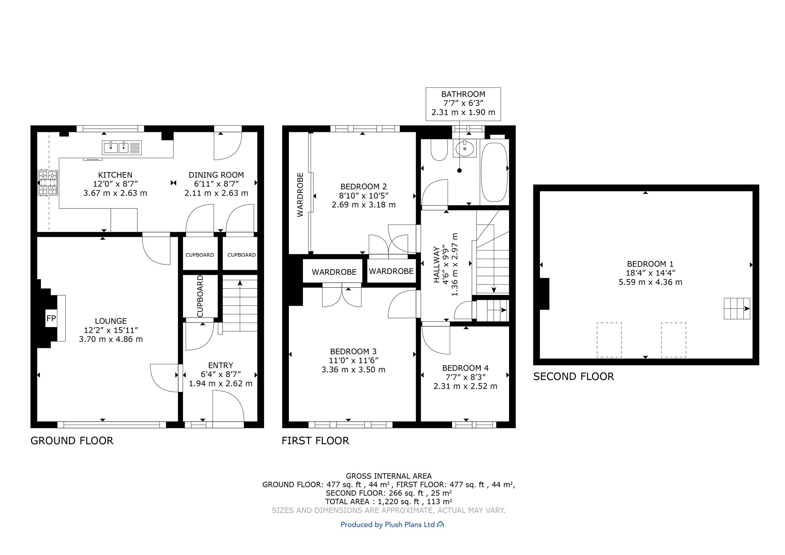 31 Fern Drive, Glasgow floorplan