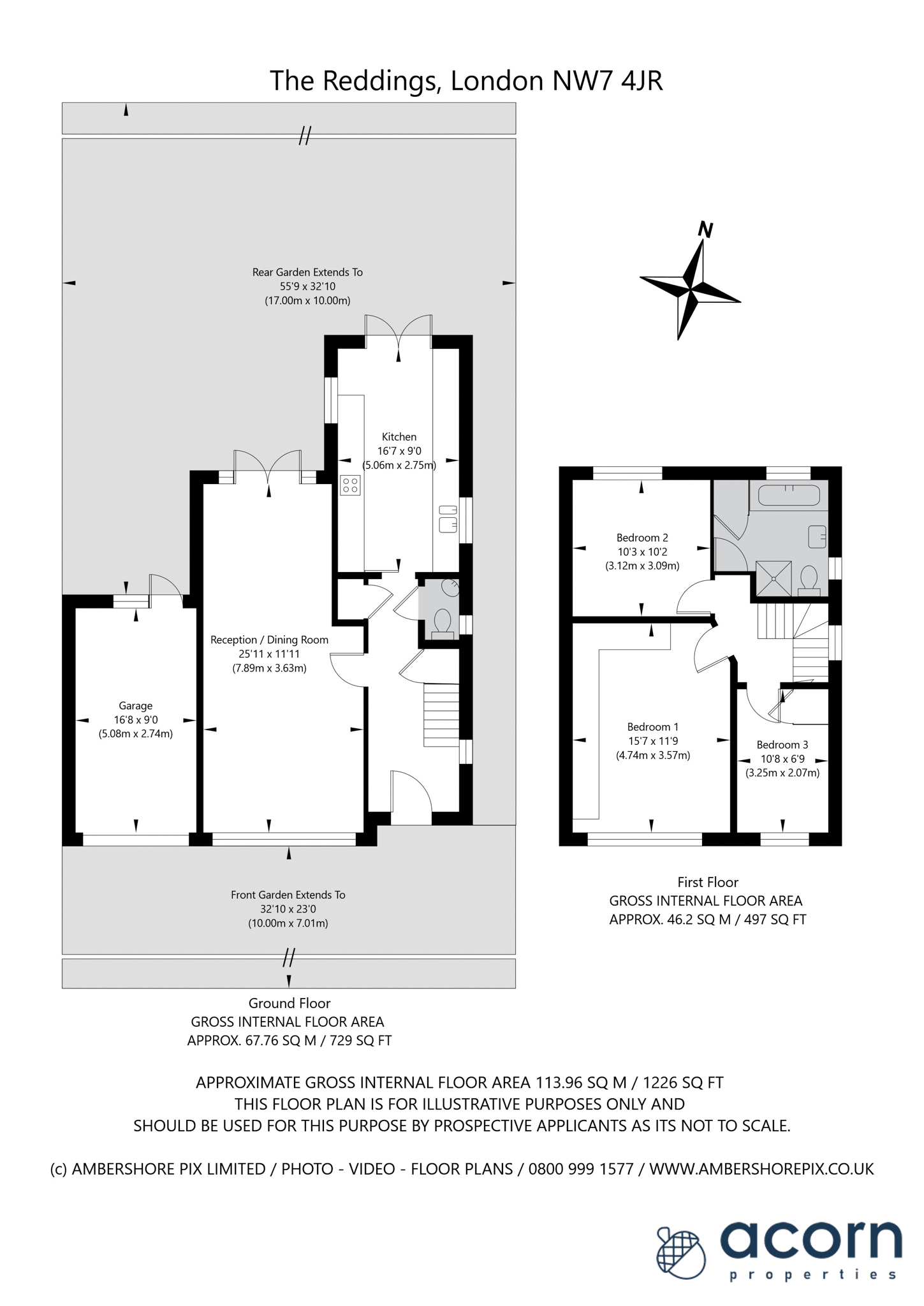 6, The Reddings, London floorplan