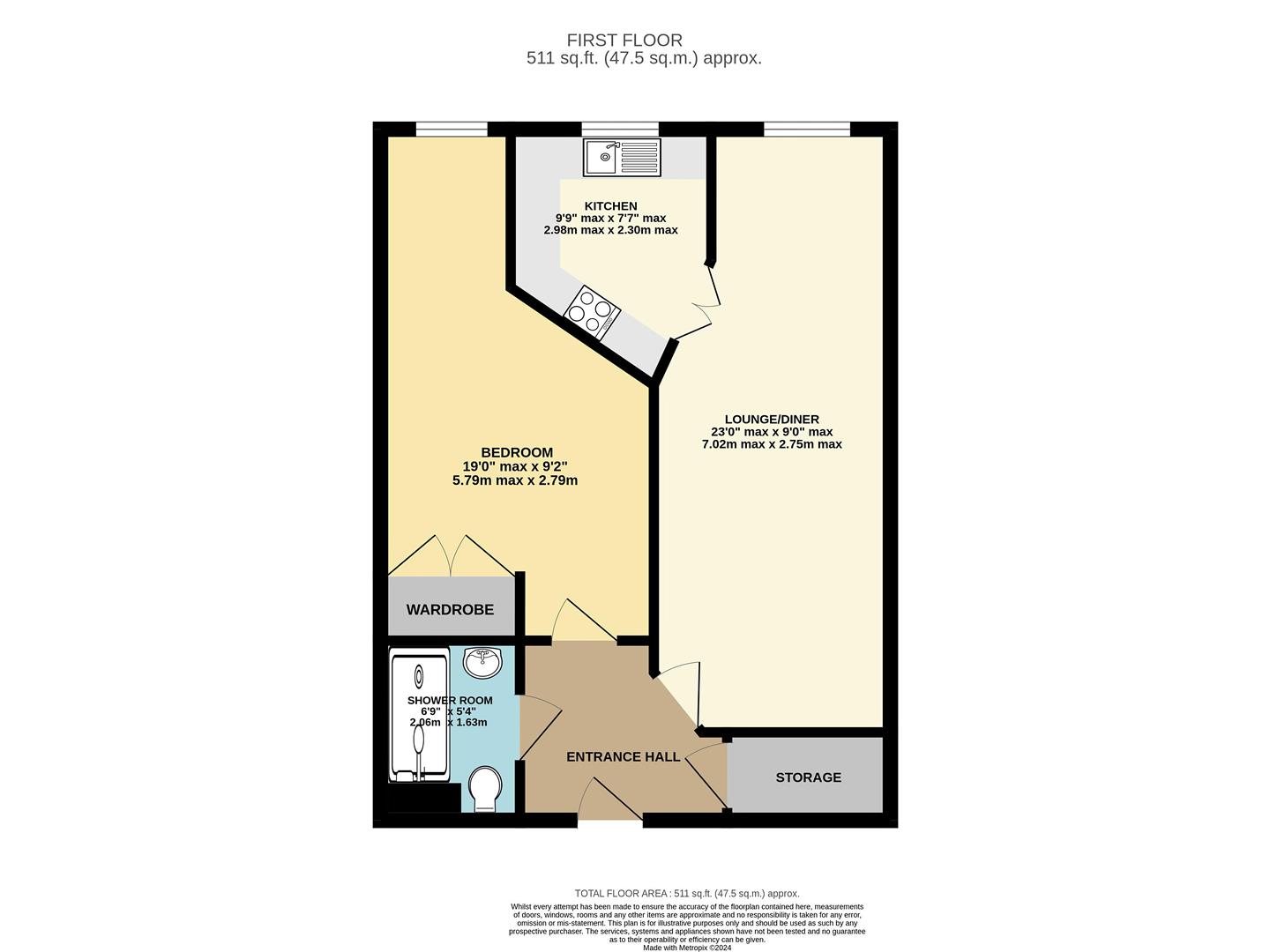 15 Belfry Court, The Village, York floorplan
