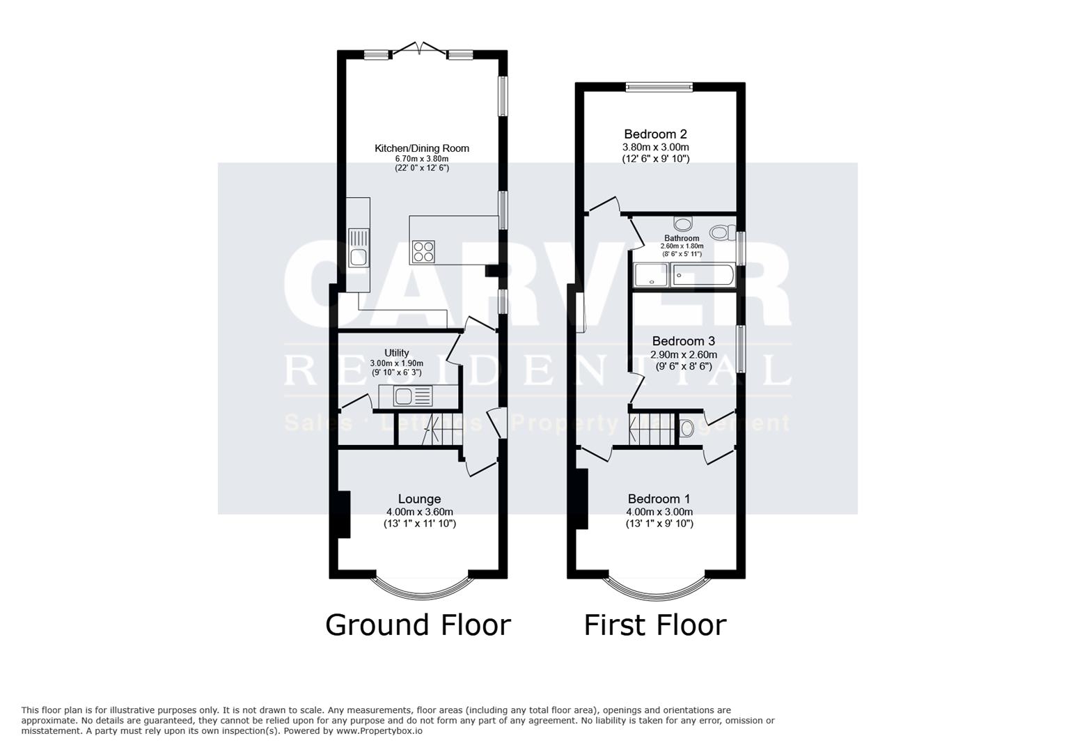 24, Strait Lane, Darlington floorplan