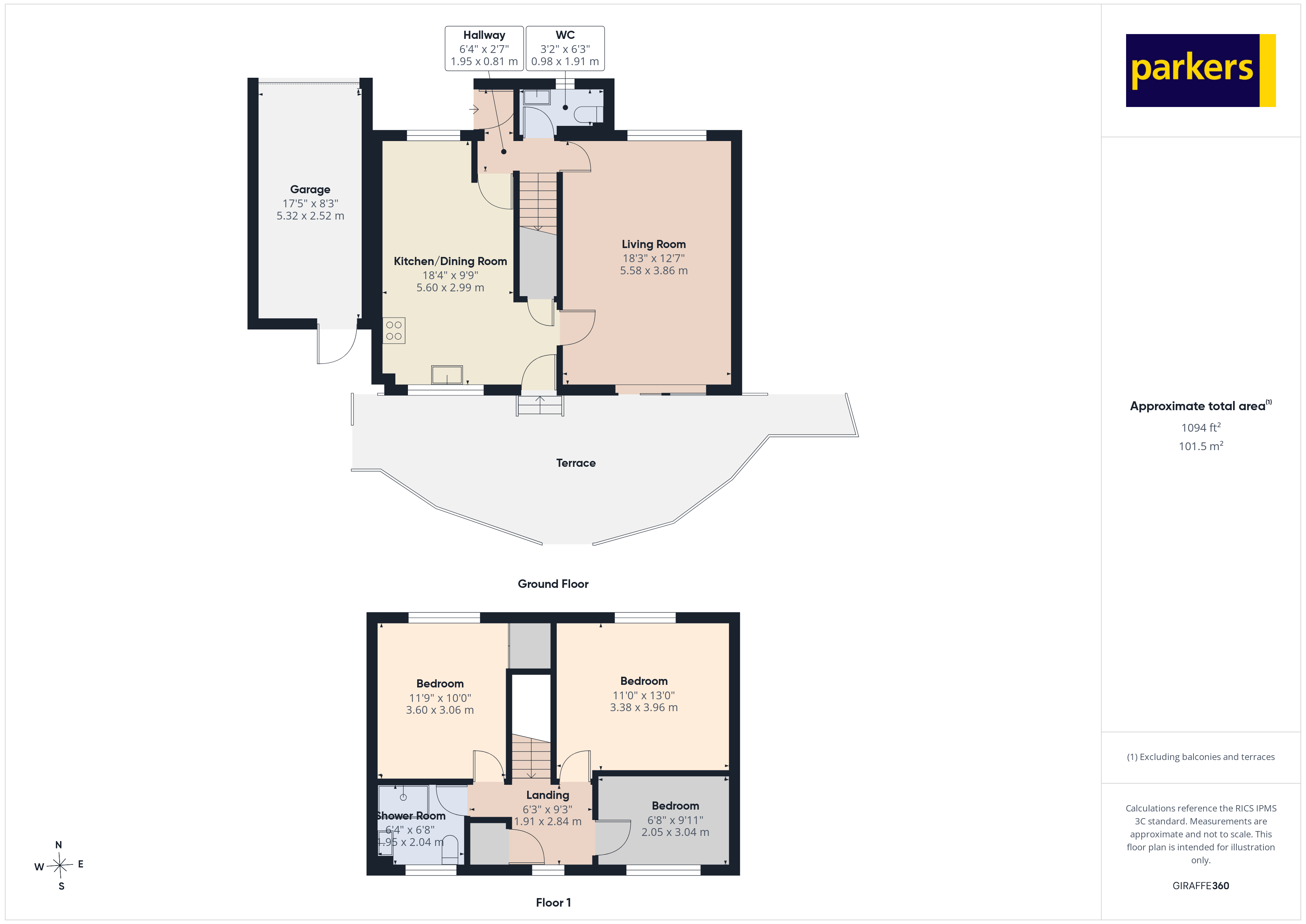 3, Minden Close, Basingstoke floorplan