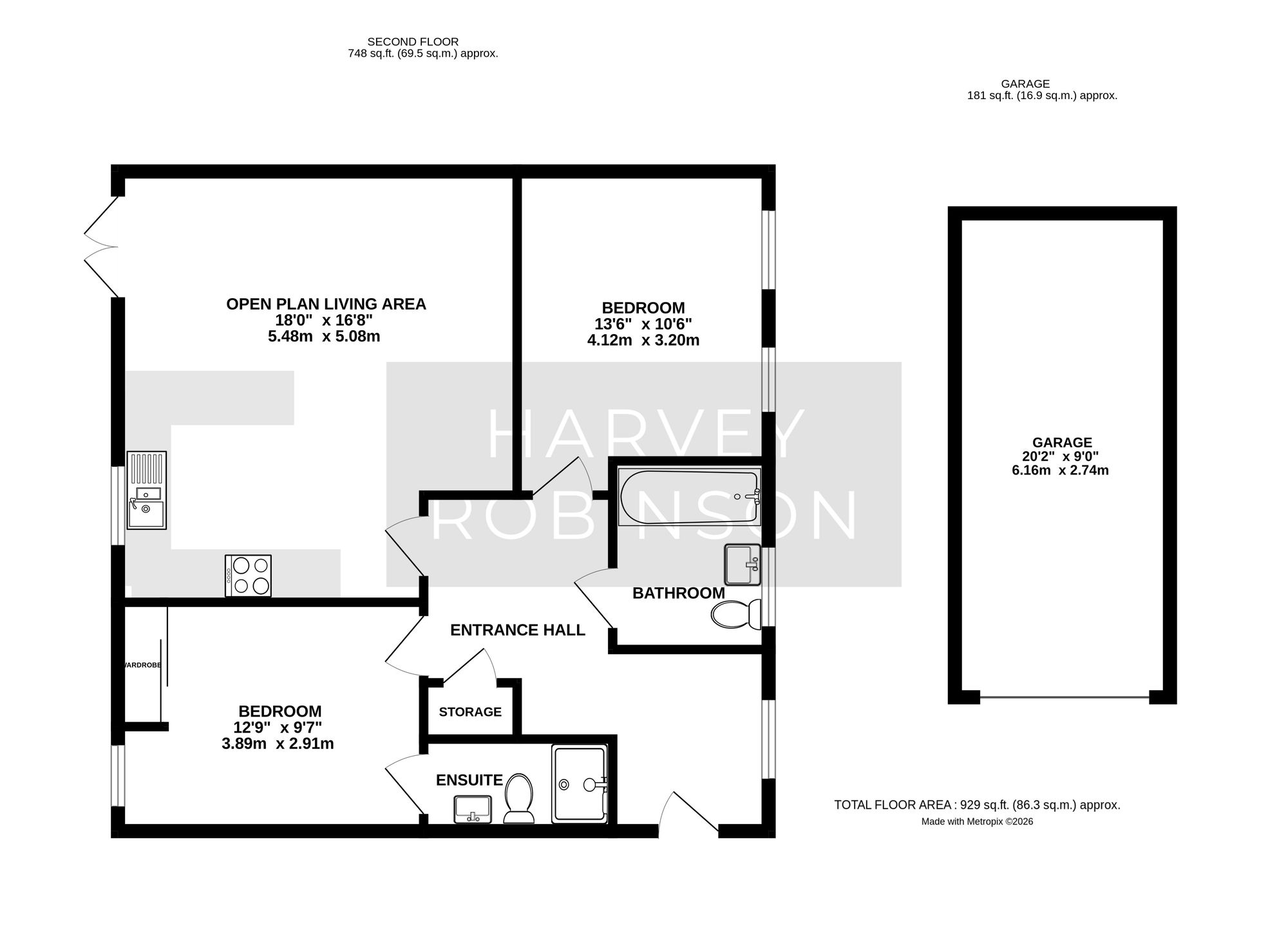 80 Planets Way, Biggleswade floorplan