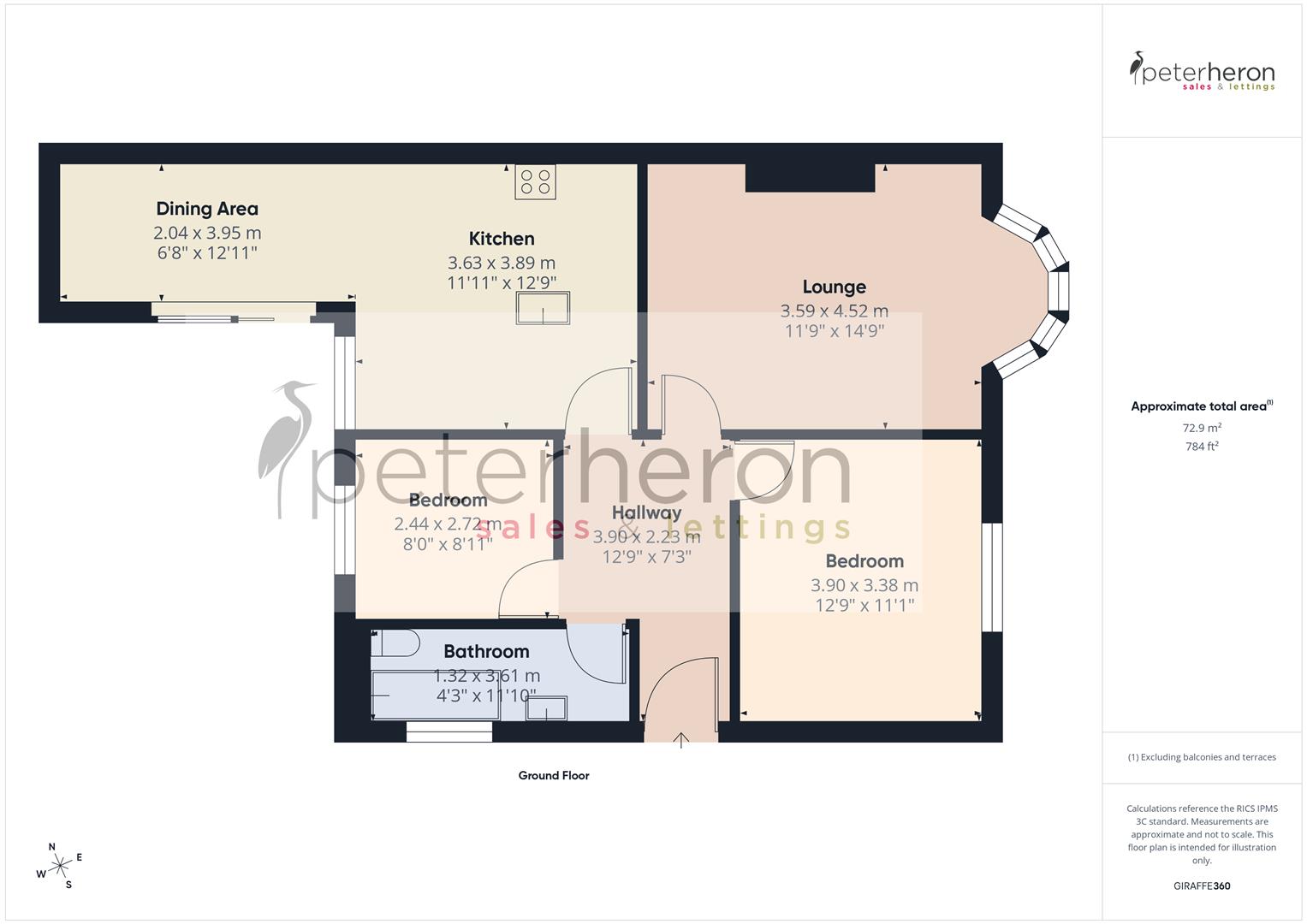 24, Hillfield Gardens, Sunderland floorplan