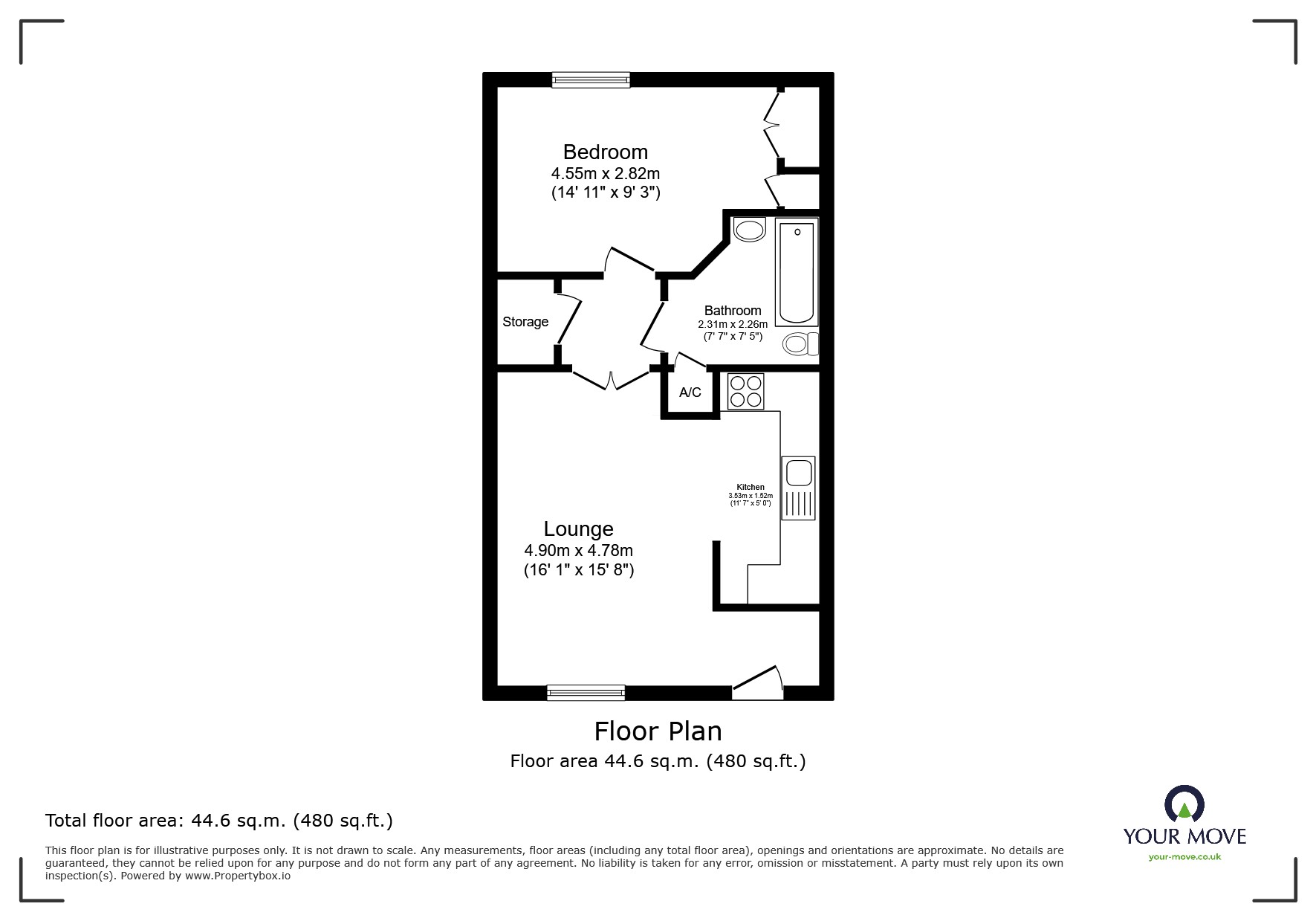 20, William Road, Birmingham floorplan