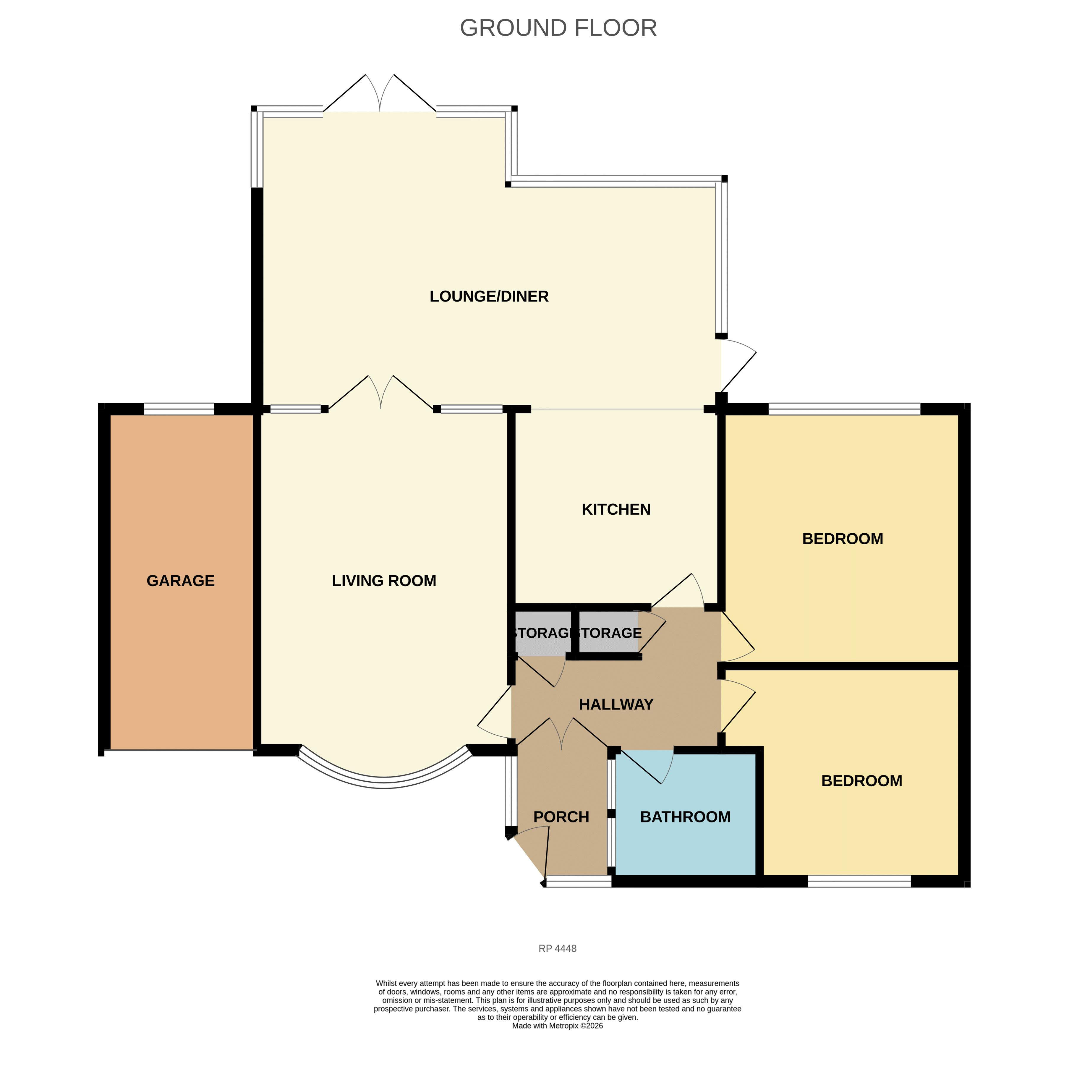 Kinmel Avenue, Abergele floorplan