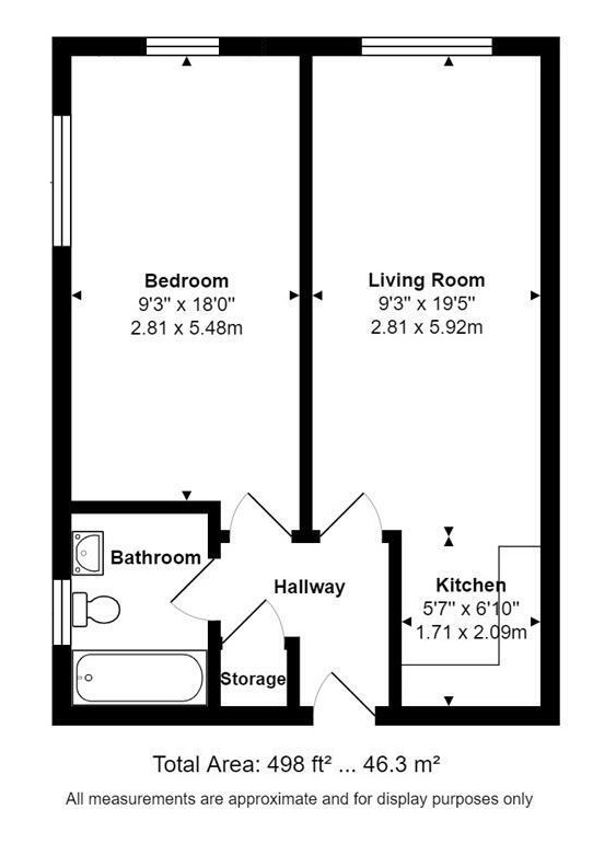 Flat 9, Oak House,, Harvest Crescent, Hampshire floorplan