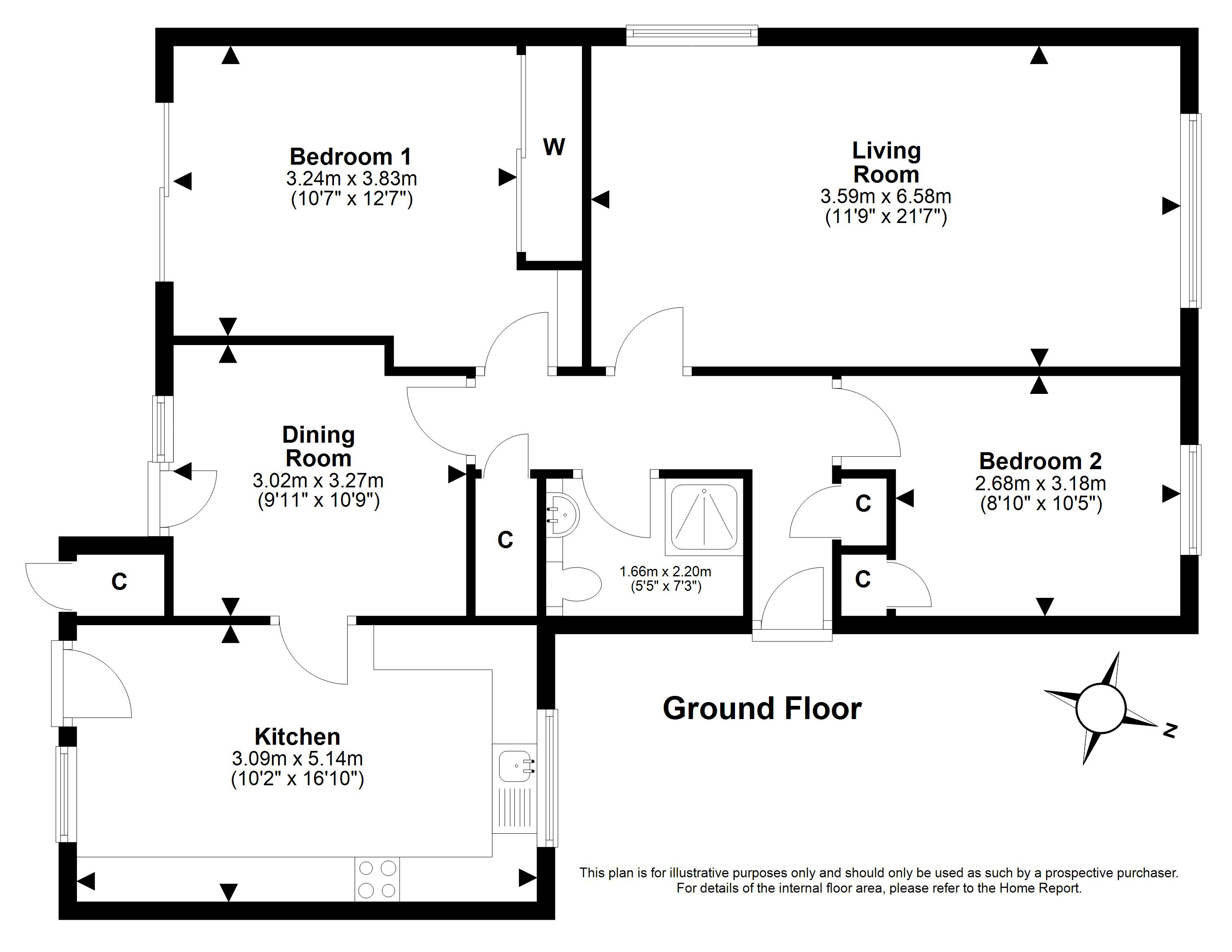 9, Weir Crescent, Eskbank floorplan
