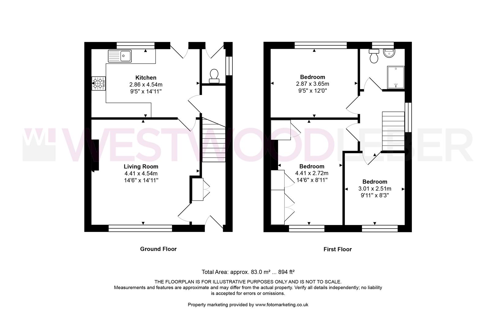 10, King George Road, Ware floorplan