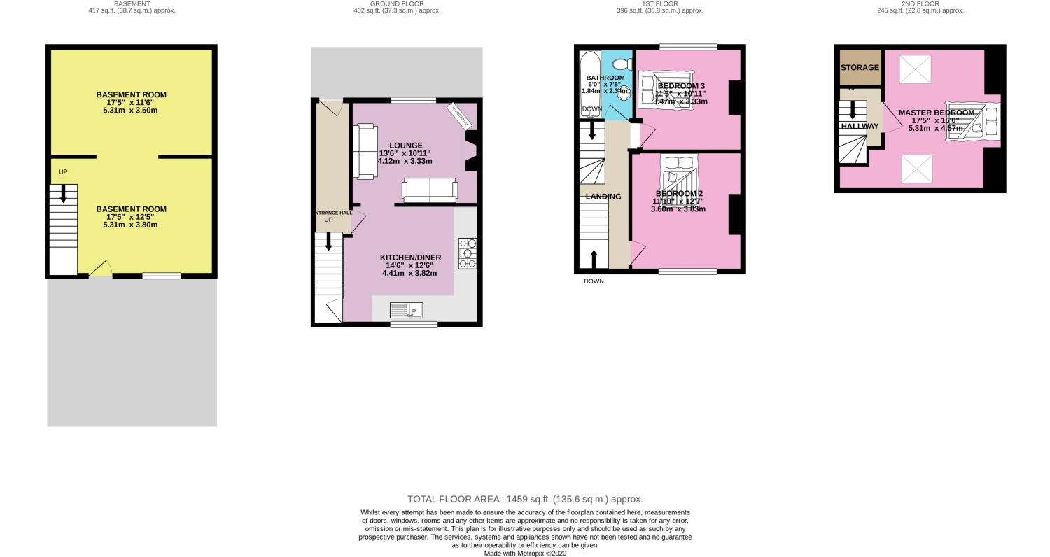 244, Huddersfield Road, Holmfirth floorplan