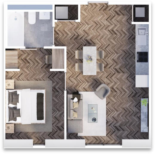 Flat 19, Bryan House 61-69, Standishgate, Wigan floorplan