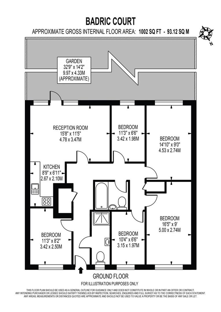 7 Badric Court, 5, Yelverton Road, London floorplan