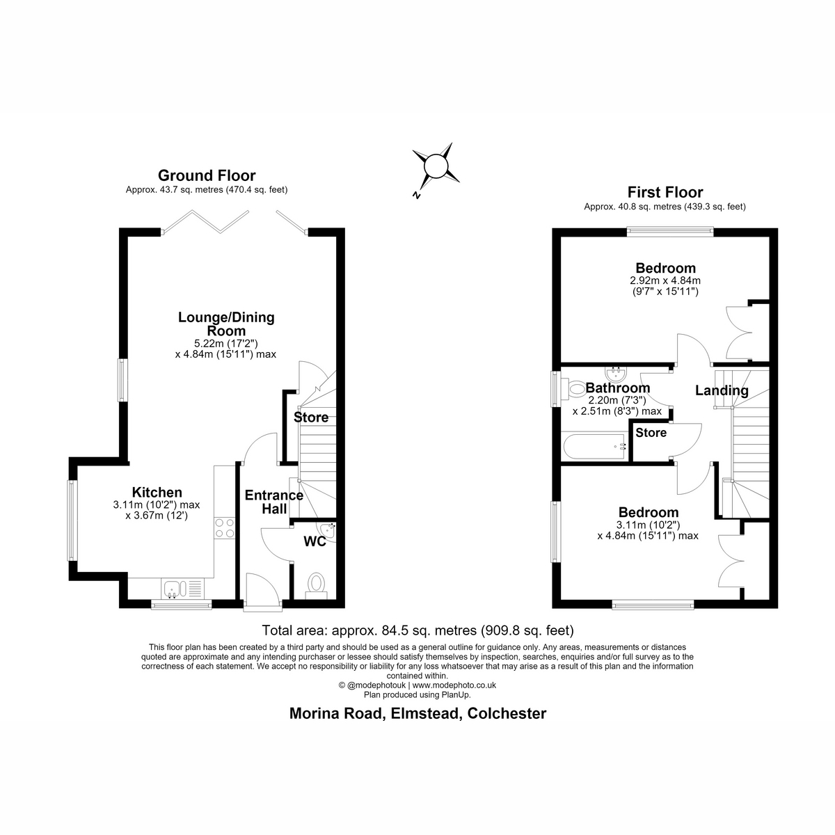 2, Morina Road, Elmstead Market floorplan