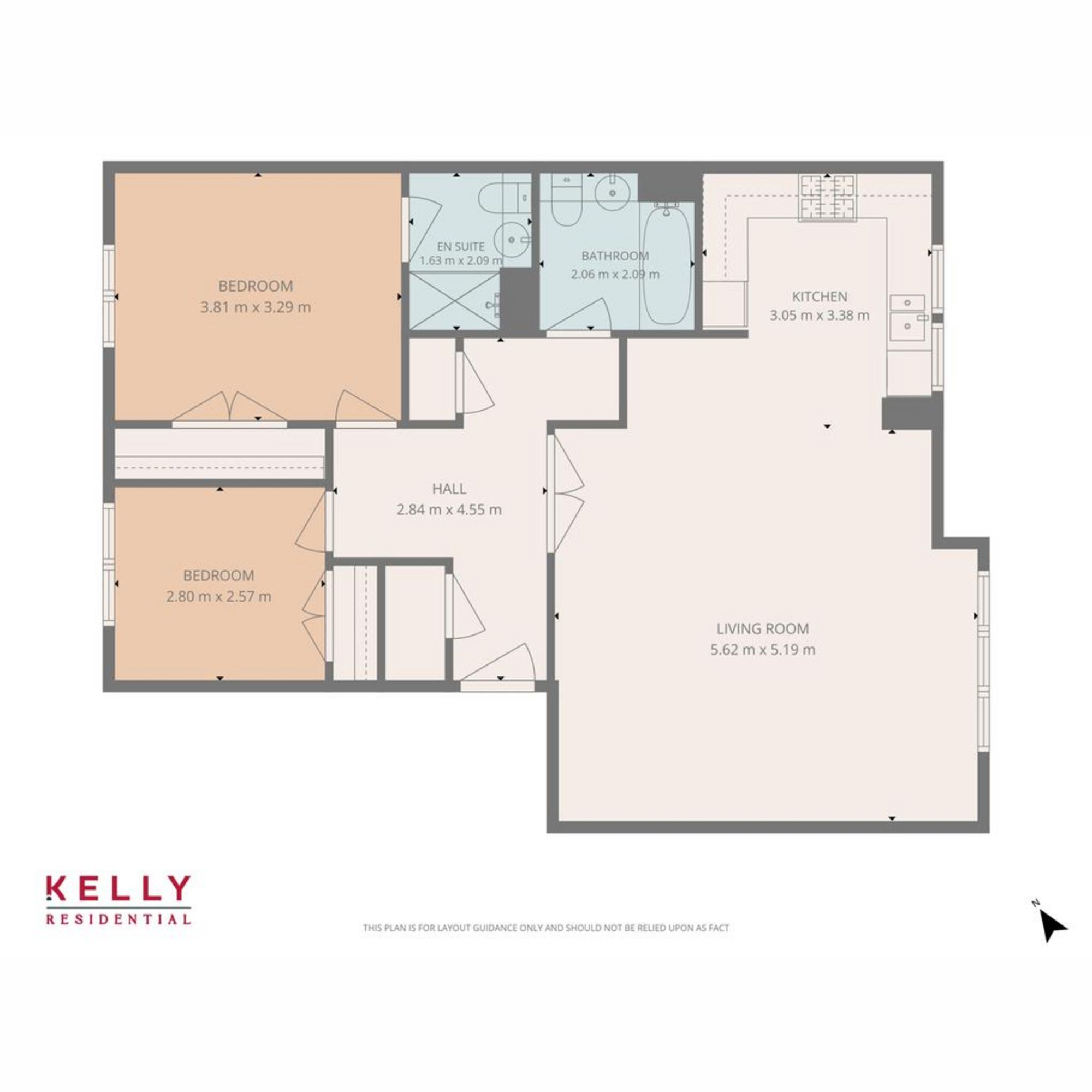 2/1 10 Dinmont Road, Glasgow floorplan