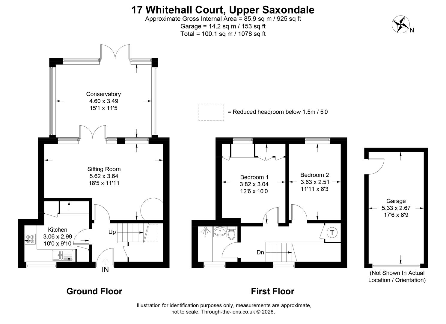 17, Whitehall Court, Radcliffe on Trent floorplan