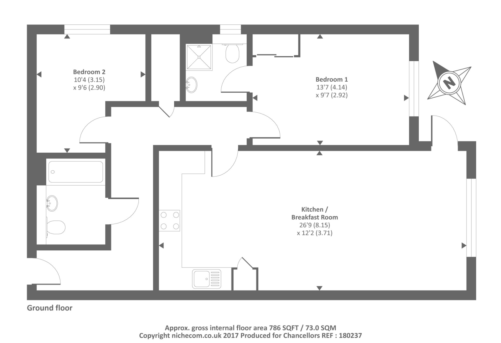 2 Bedrooms Flat to rent in Queens Road, High Wycombe HP13