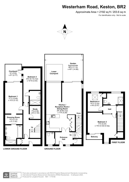 Honeysuckle Cottage,, Westerham Road, Keston floorplan