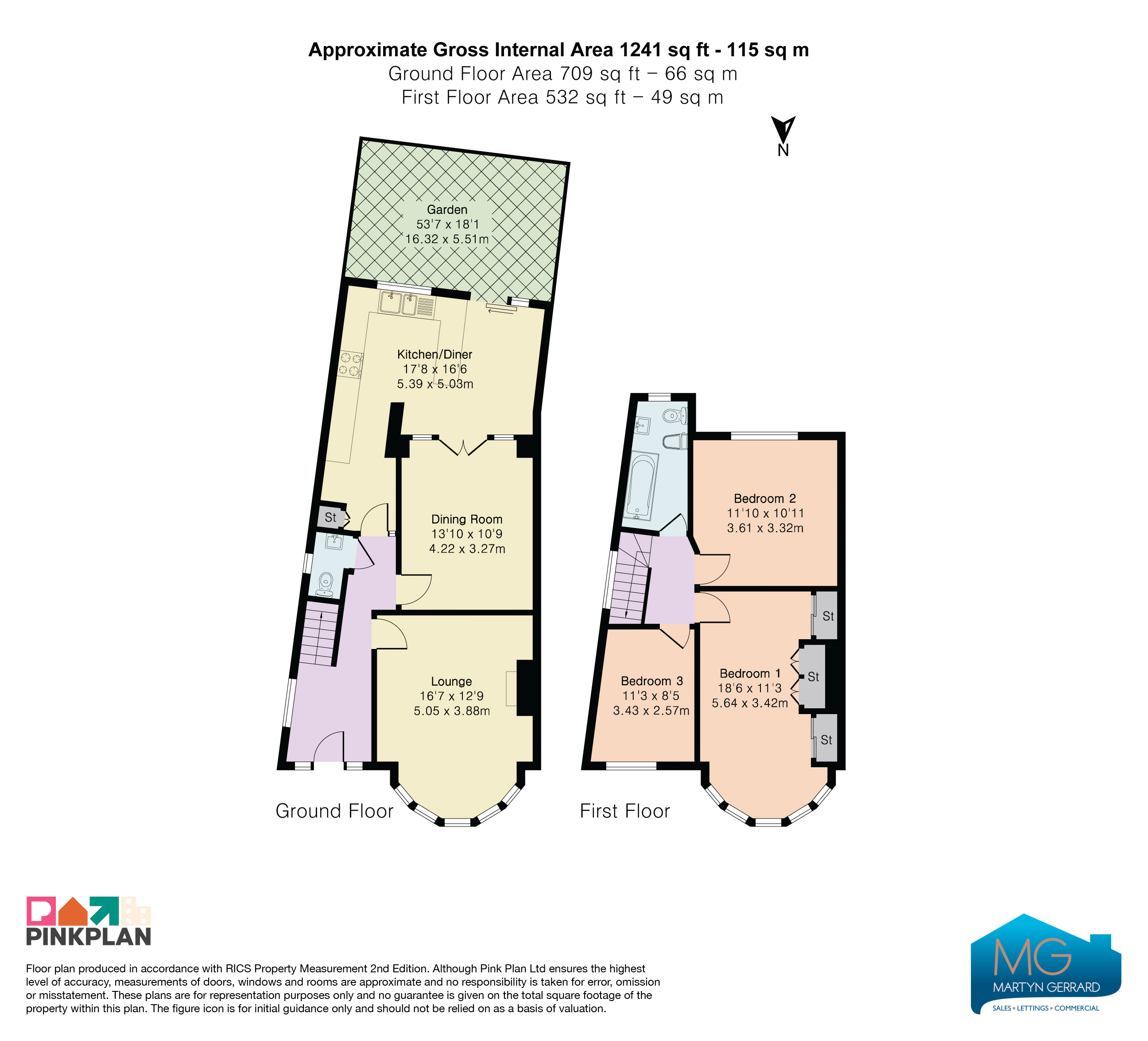 9, Fallow Court Avenue, London floorplan