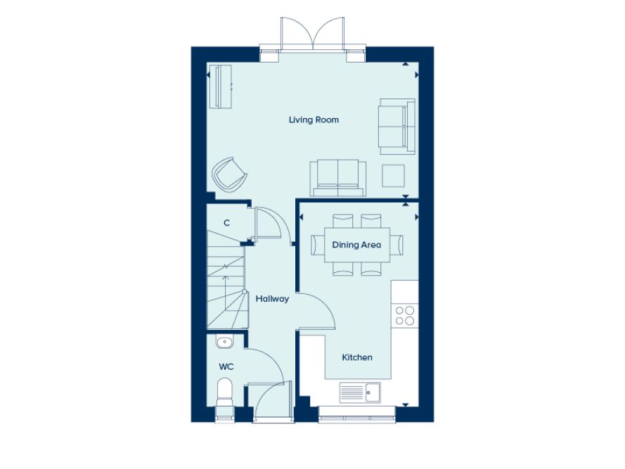 390, St Mary's Grove, Nailsea floorplan
