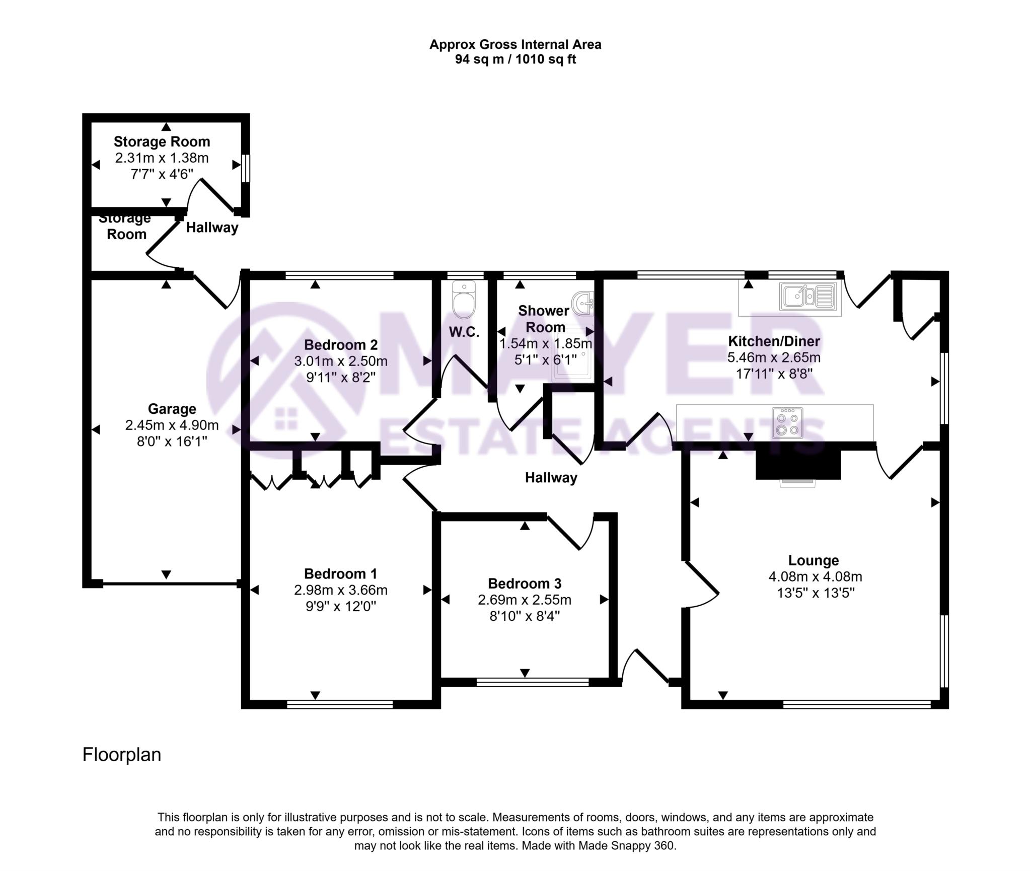 Mount Batten Way, Plymouth floorplan