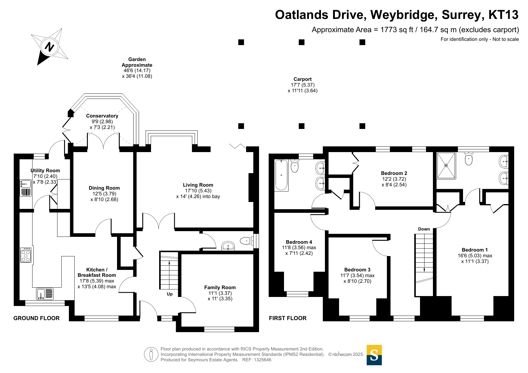 167, Oatlands Drive, Surrey floorplan
