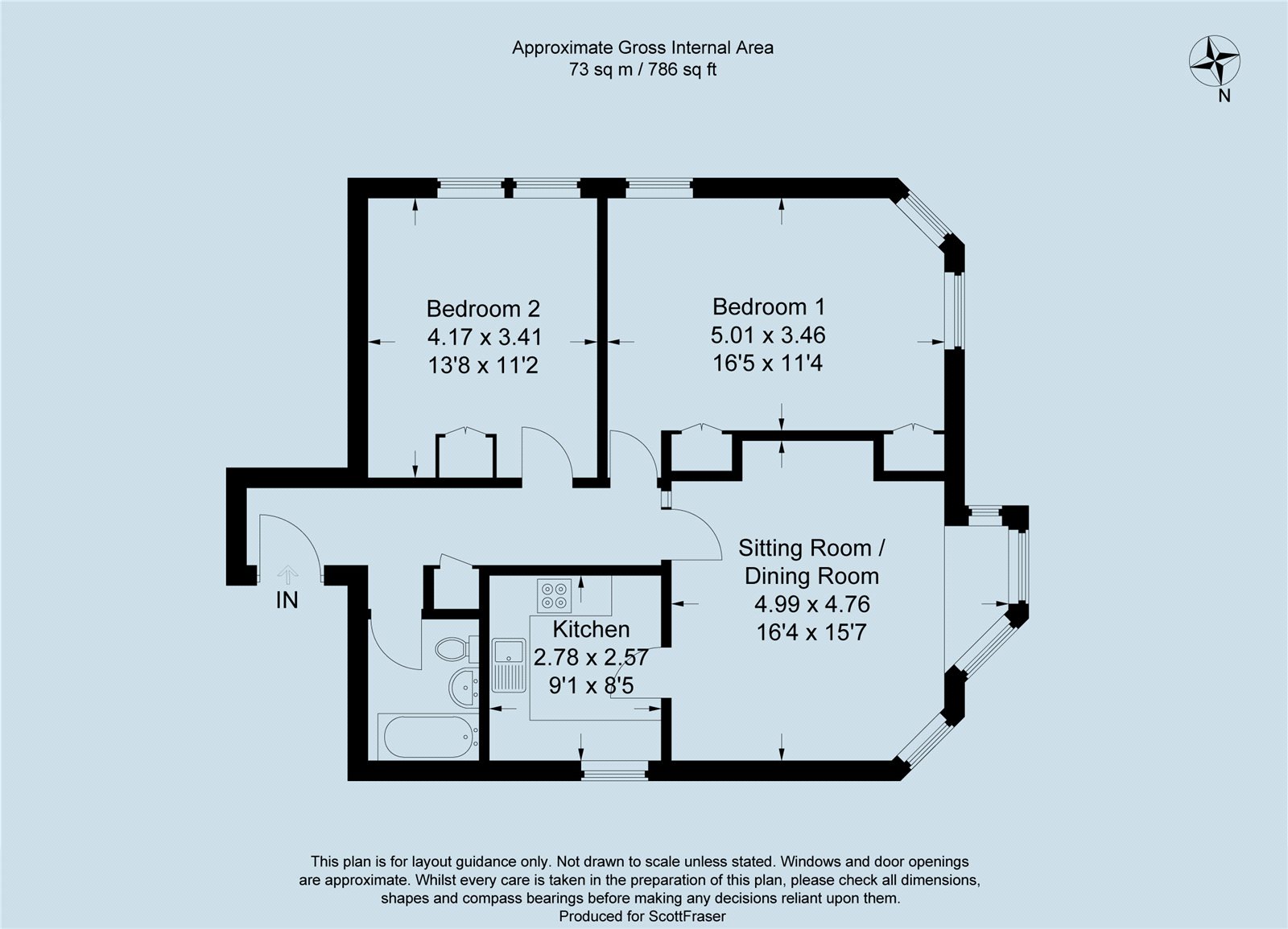 2 Bedrooms Flat to rent in Stephen Court, Headington, Oxford OX3